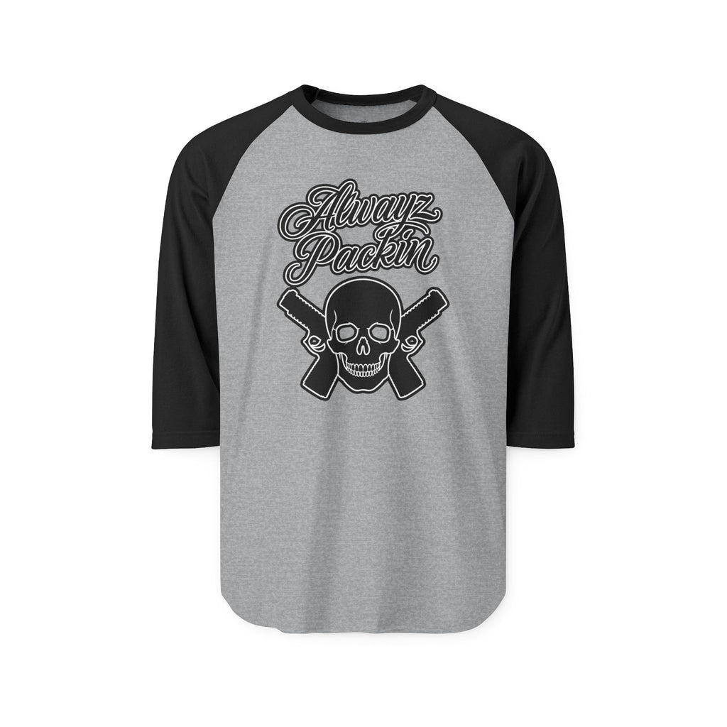 Alwayz Packin Three-Quarter Sleeve Raglan Shirt