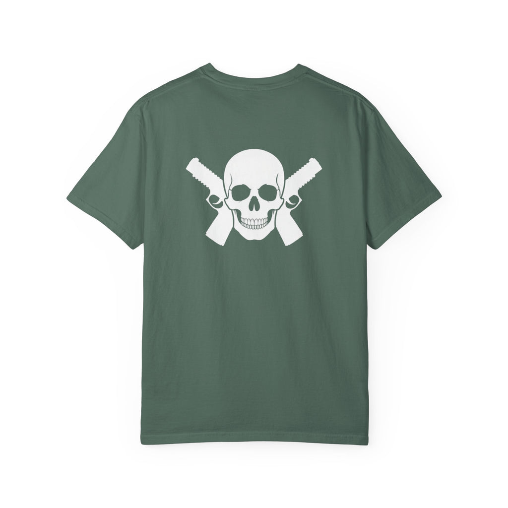 Alwayz Packin Metal Print Front/ Skull and Bones in back