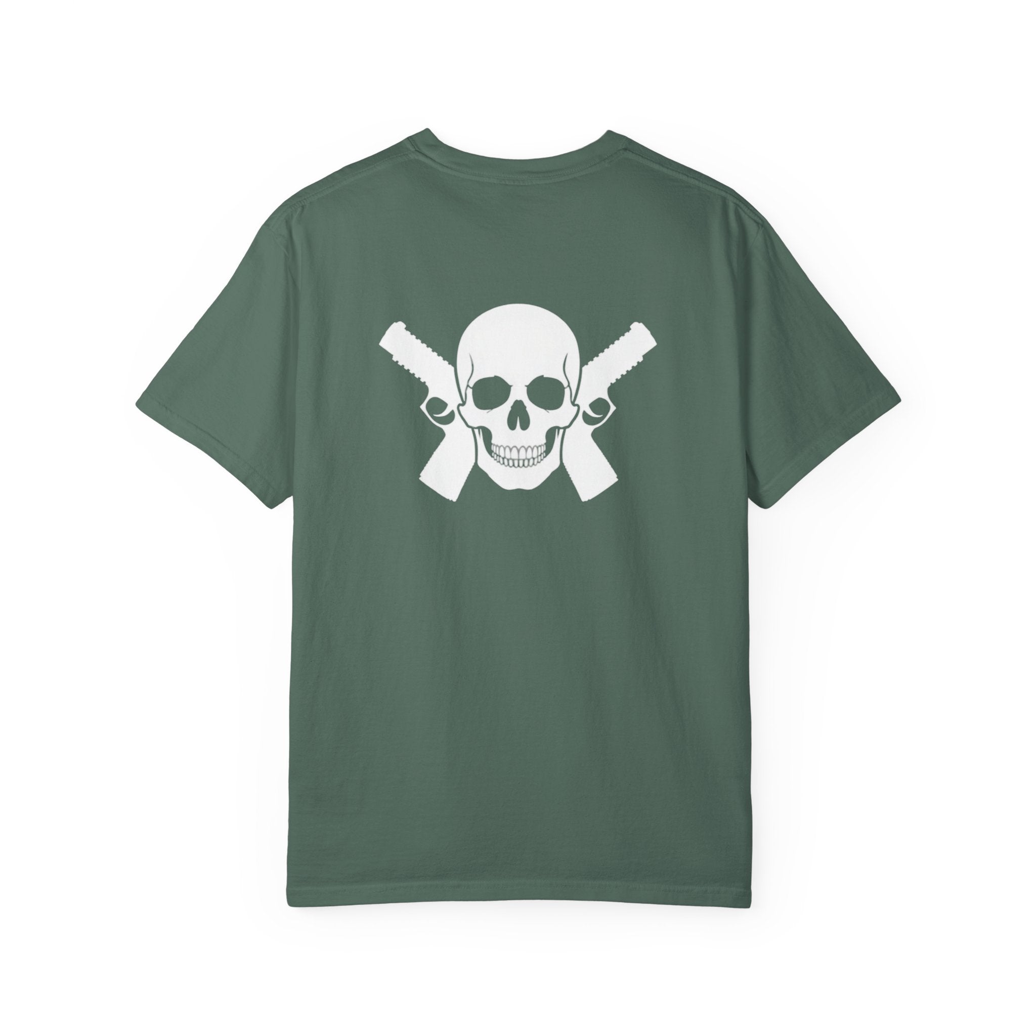 Alwayz Packin Metal Print Front/ Skull and Bones in back
