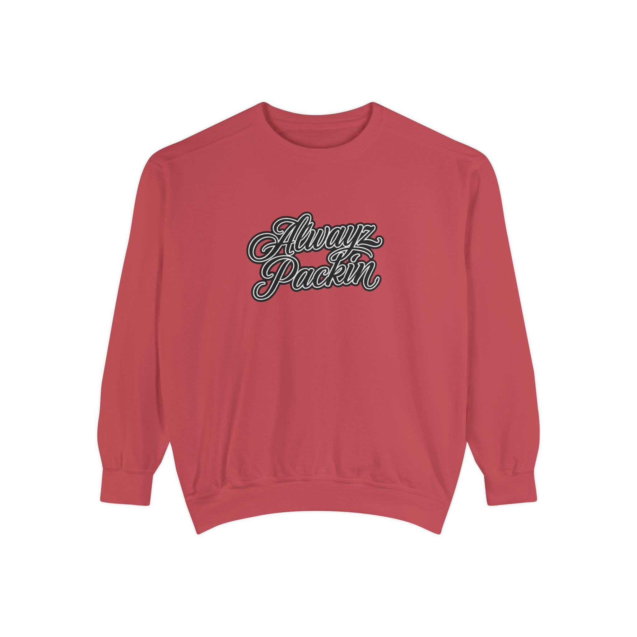 Alwayz Packin Front/ Skull and Guns Back Sweatshirt