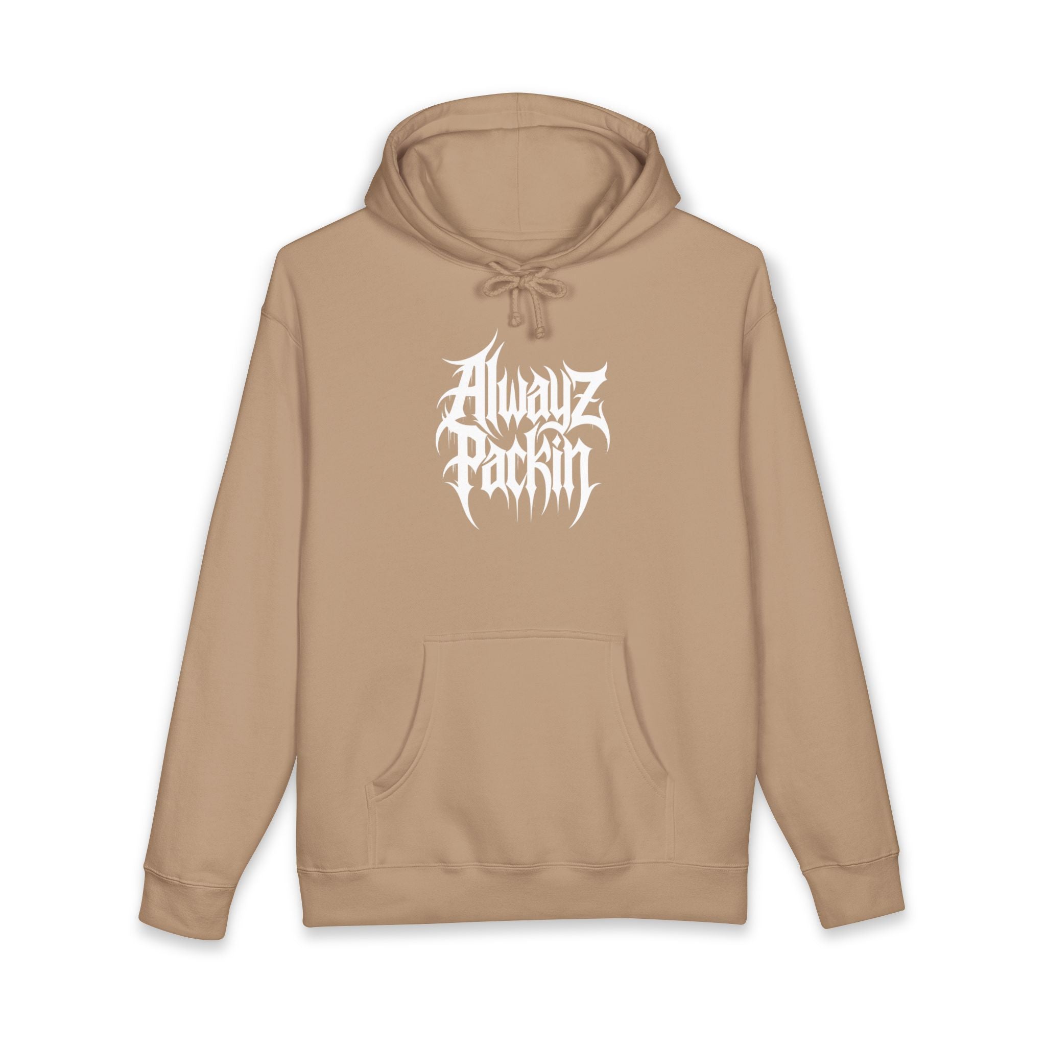 Alwayz Packin Front/ Skull and Guns back