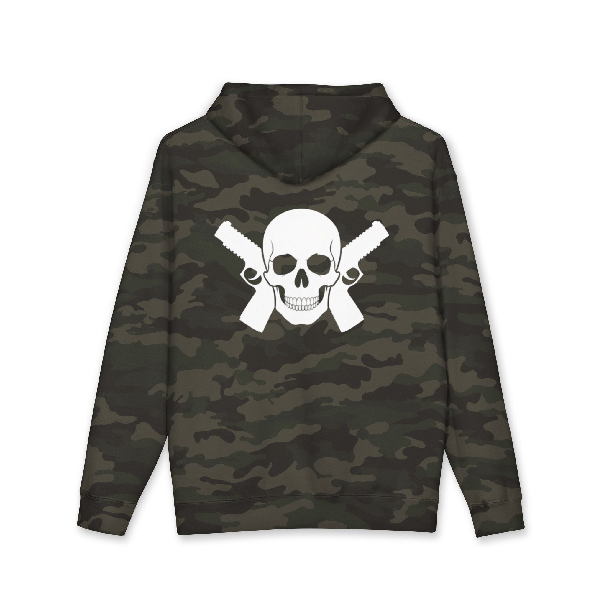 Alwayz Packin Front/ Skull and Guns Back