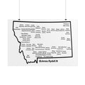Montana Towns/ Nicknames Poster
