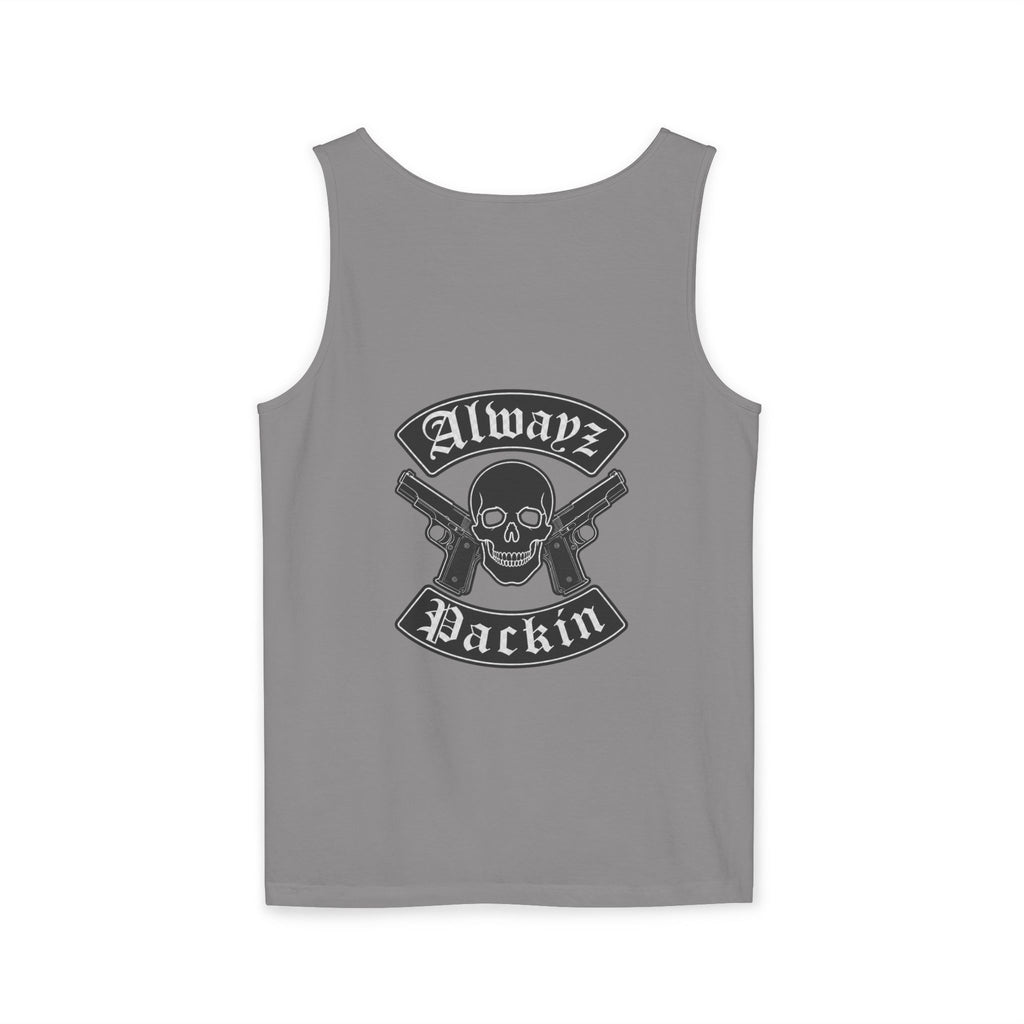 Alwayz Packin Front/ Skull Rocker Back