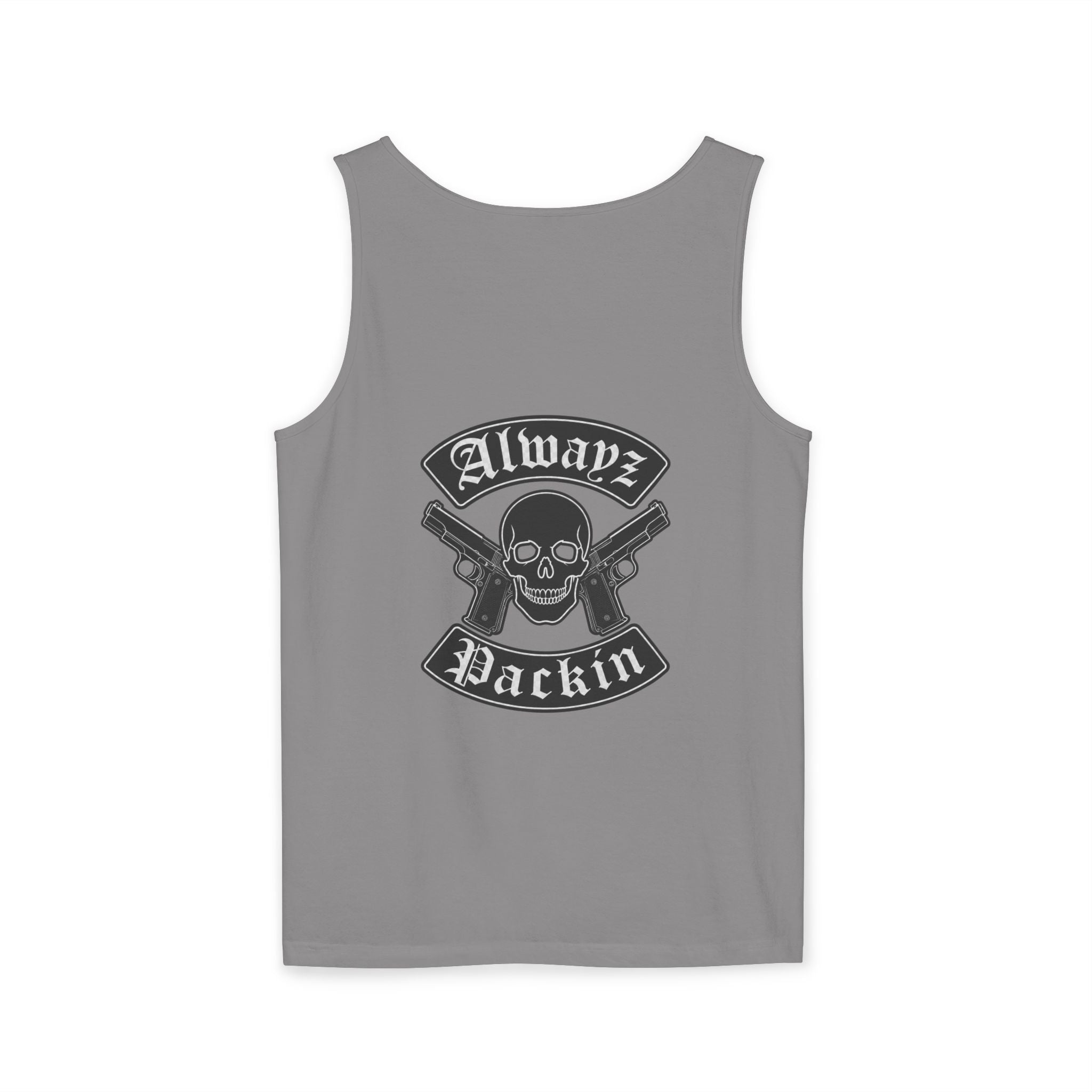 Alwayz Packin Front/ Skull Rocker Back