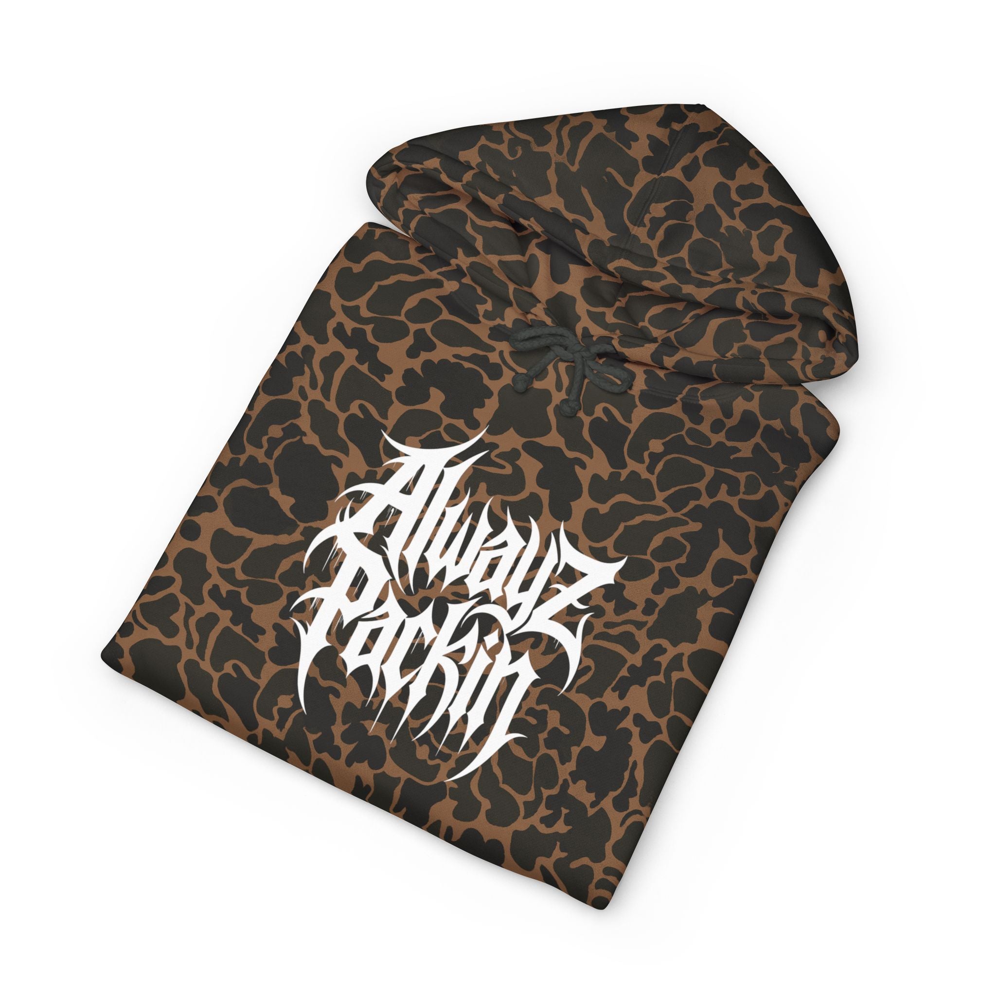 Alwayz Packin Front/ Skull and Guns back