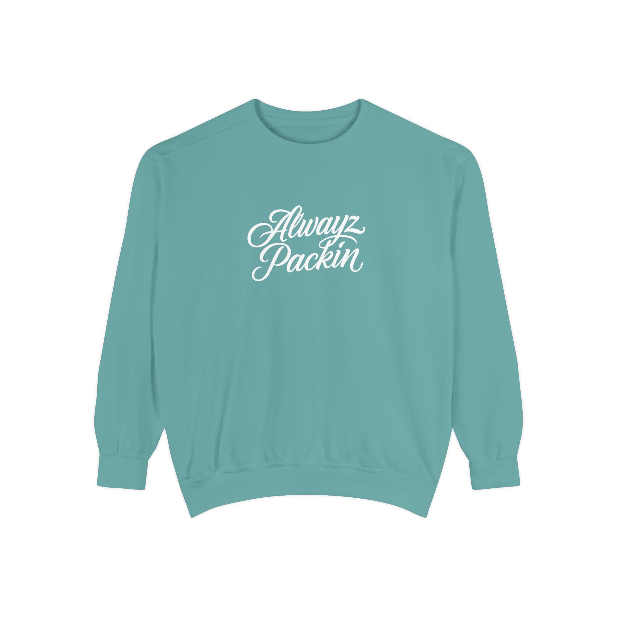 Alwayz Packin Front/ Skull and Guns Back Sweatshirt