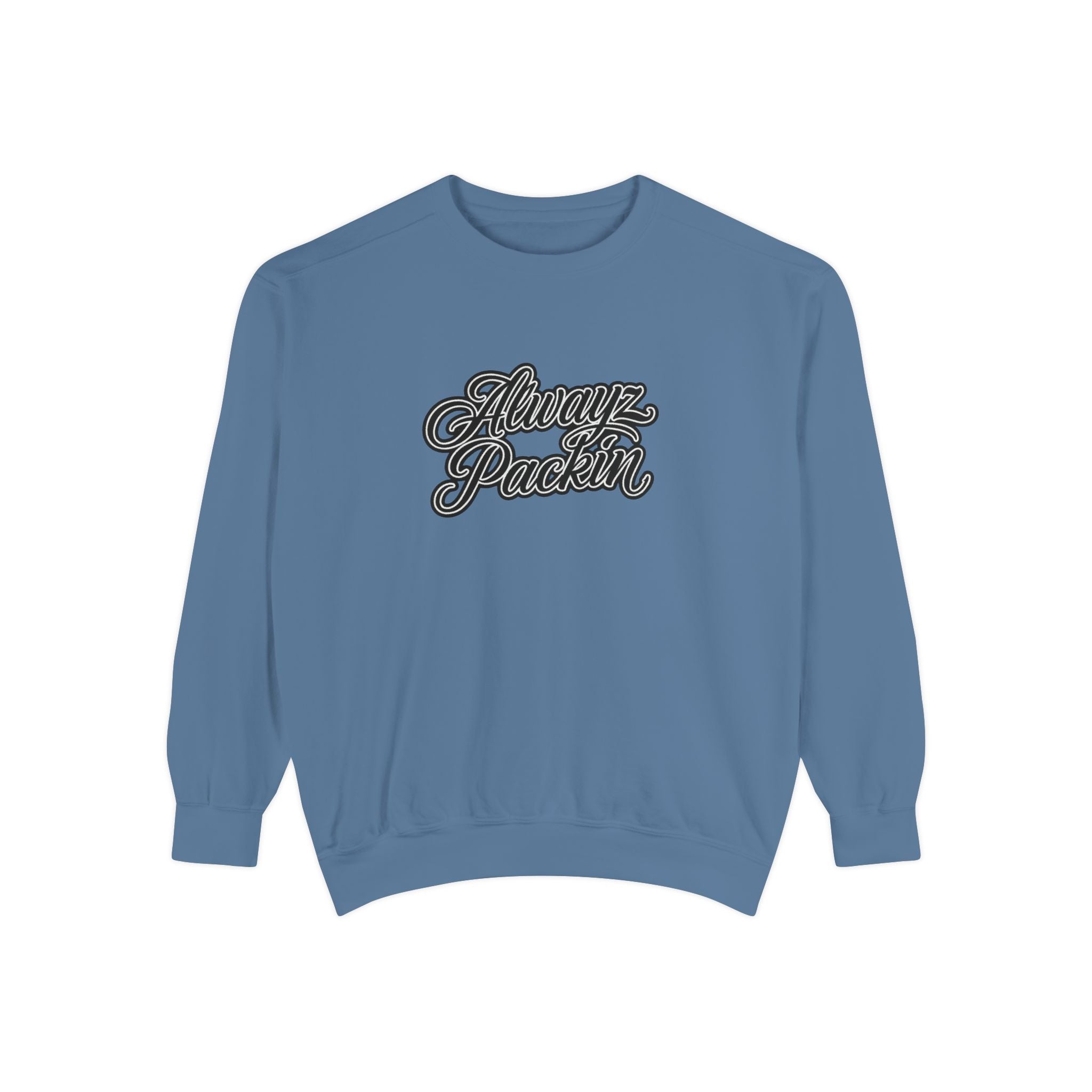 Alwayz Packin Front/ Skull and Guns Back Sweatshirt