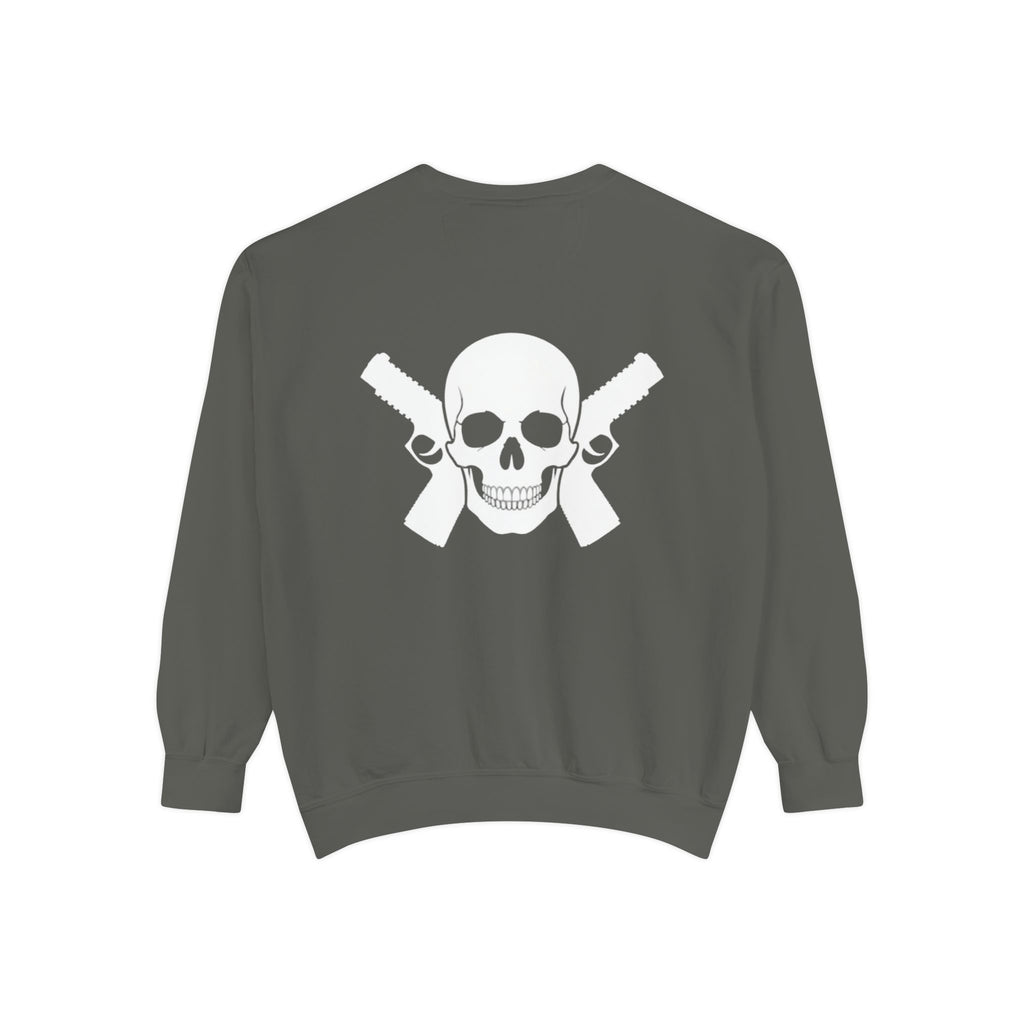 Alwayz Packin Front/ Skull Guns Back Sweatshirt