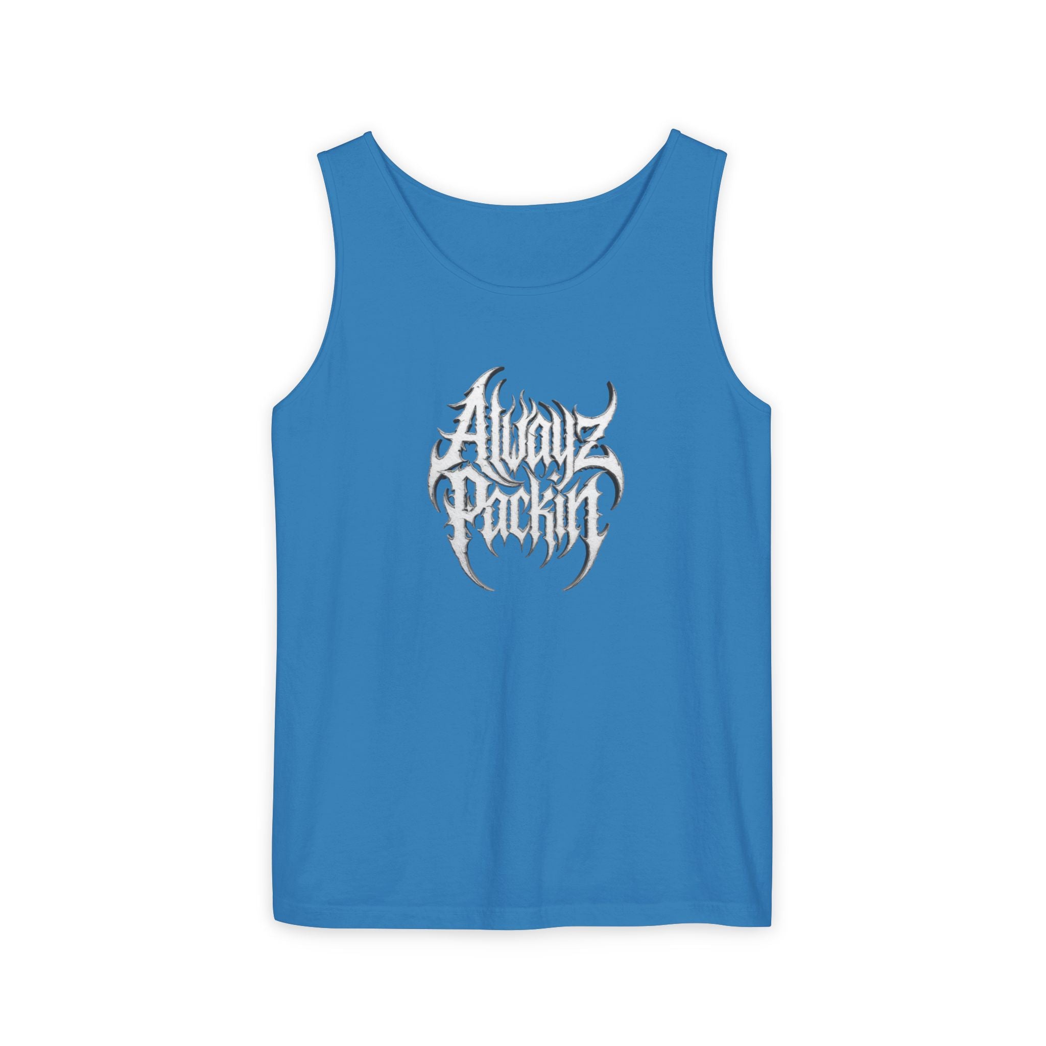 Alwayz Packin Heavy Metal Print Tank Top!