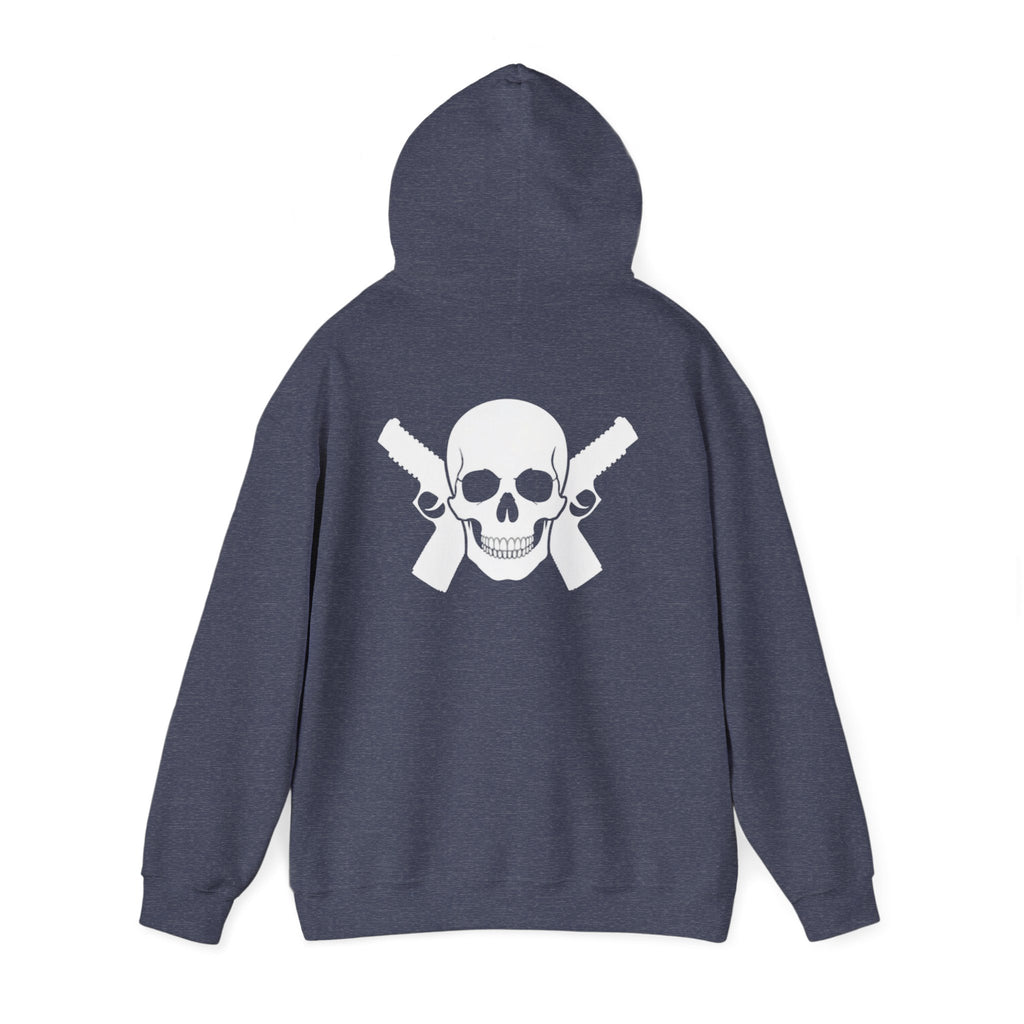 Alwayz packin Front/ Skull and guns back