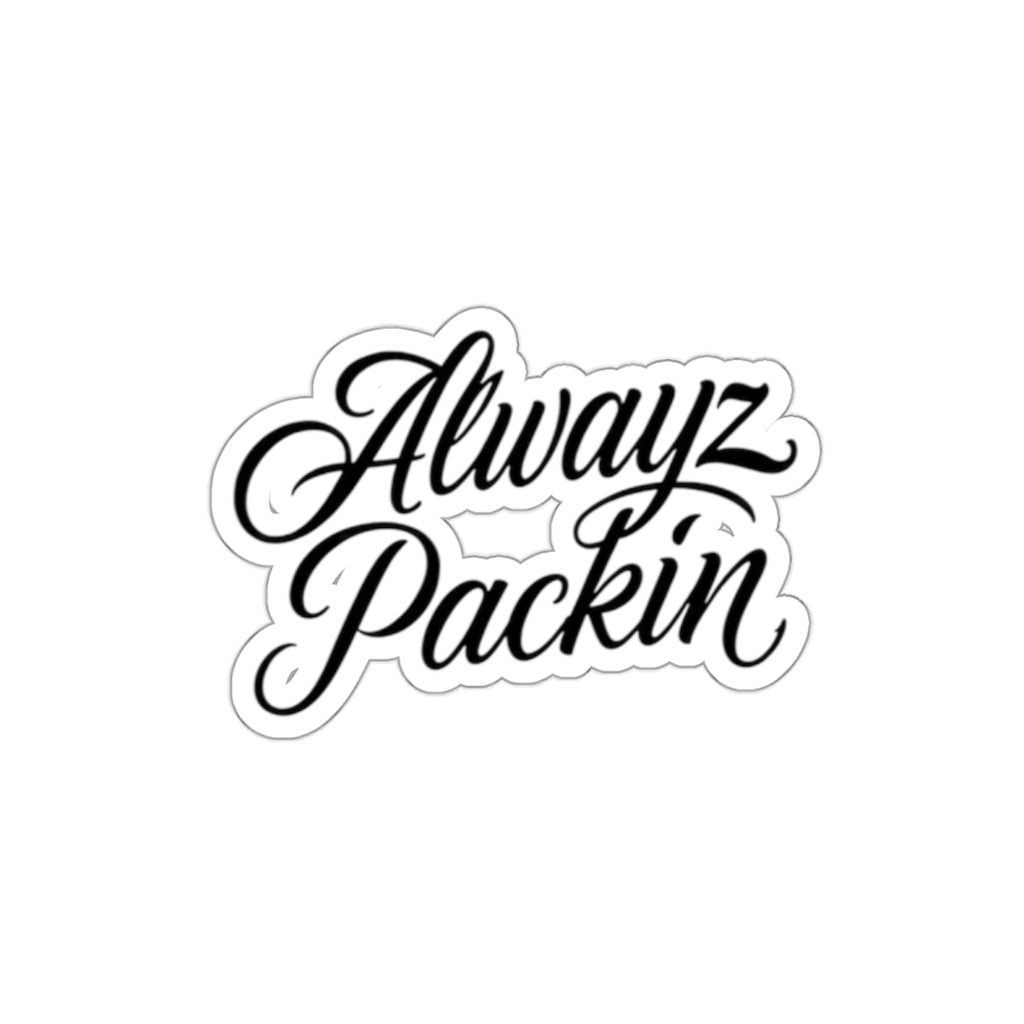 Alwayz Packin Sticker Variant