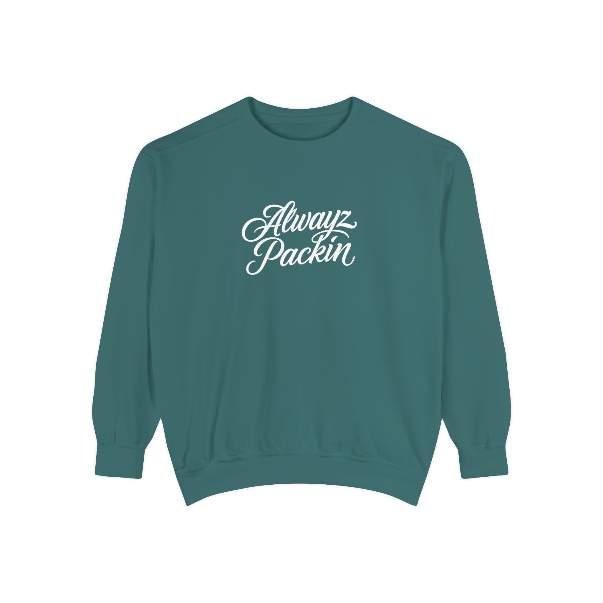 Alwayz Packin Front/ Skull and Guns Back Sweatshirt