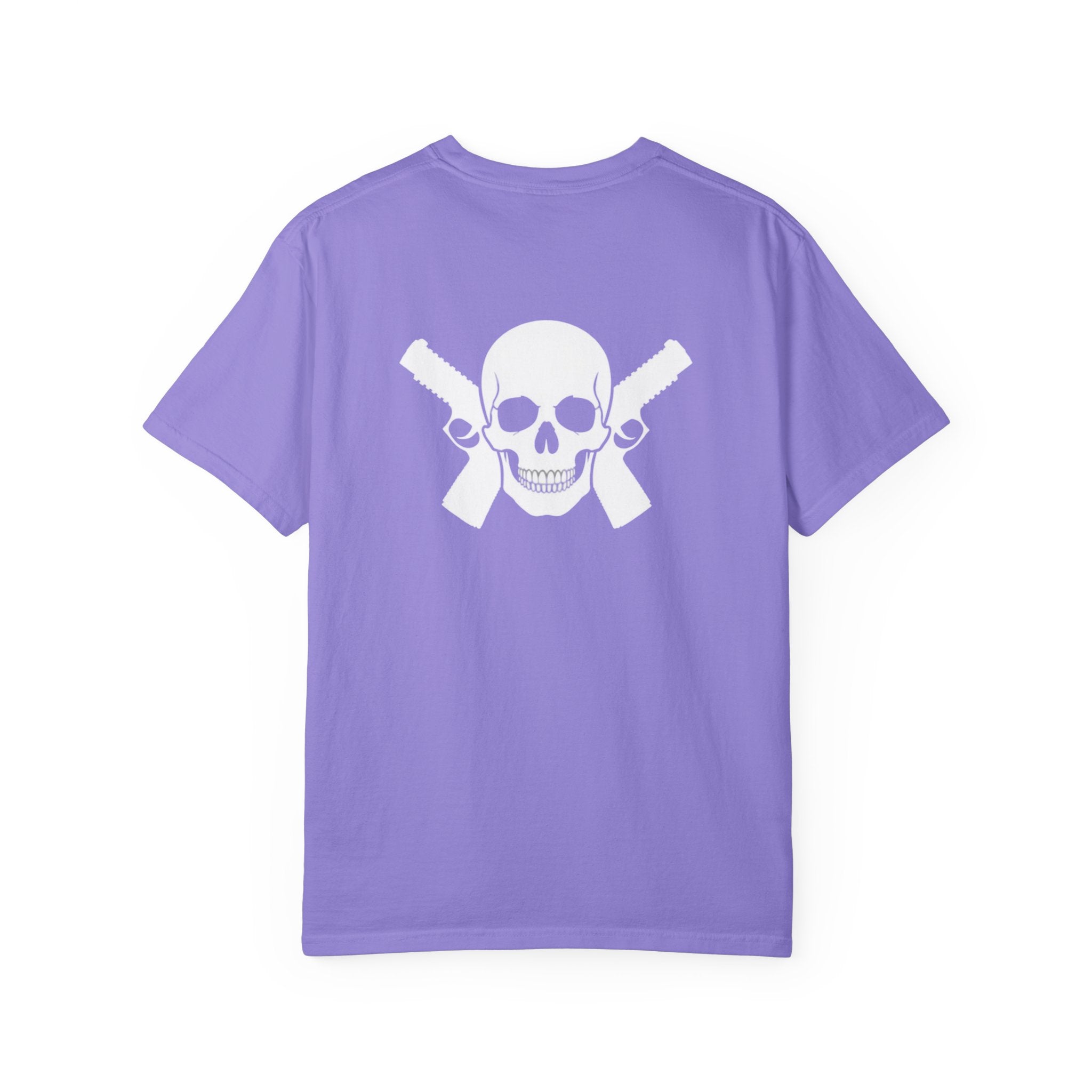 Alwayz Packin Metal Print Front/ Skull and Bones in back