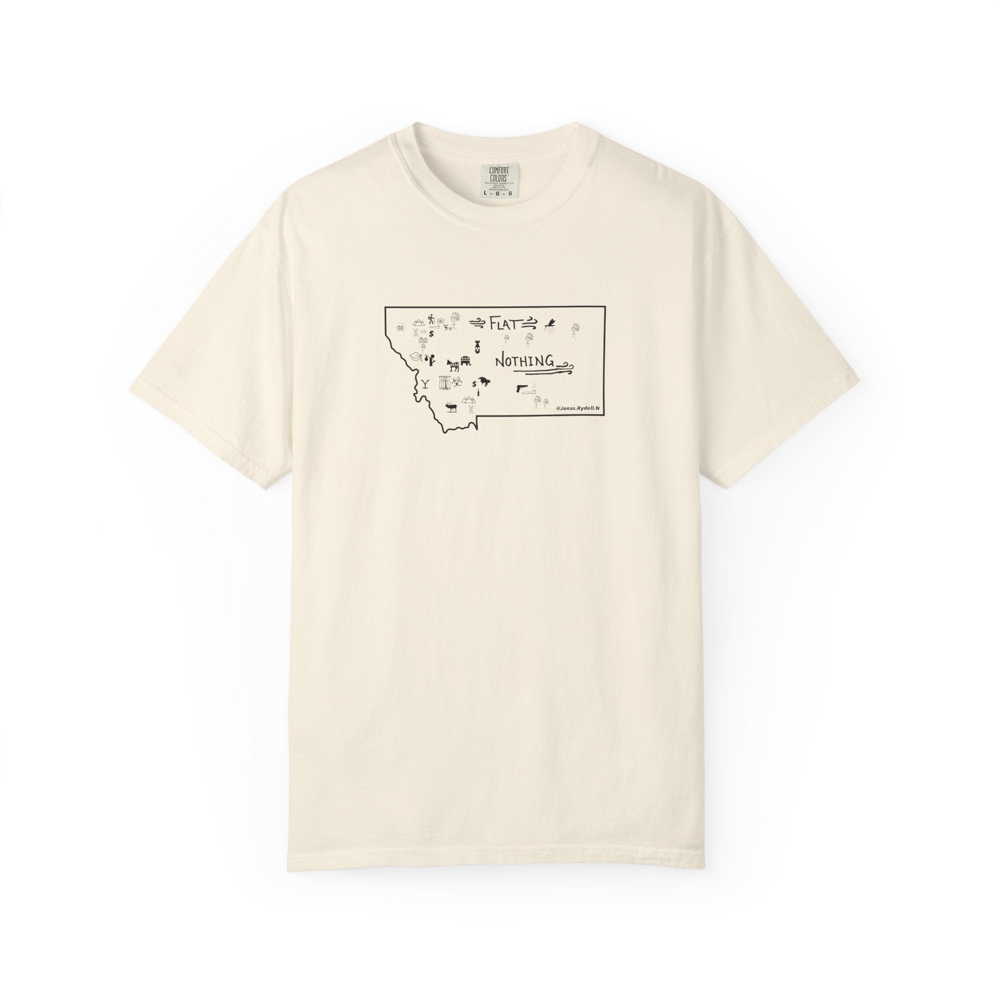 Montana Map in the Front and Alwayz Packin in the Back!  Best Seller