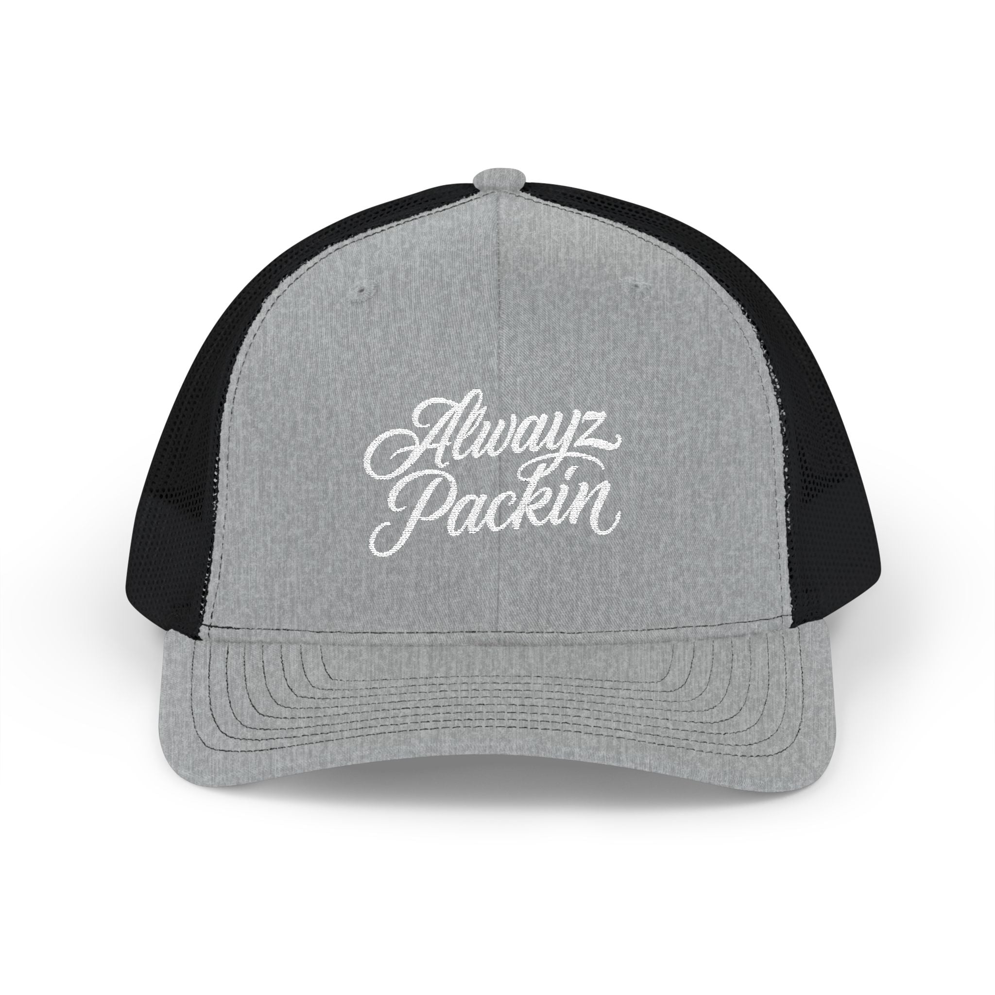 Embroidered Alwayz Packin Snapback Trucker Cap