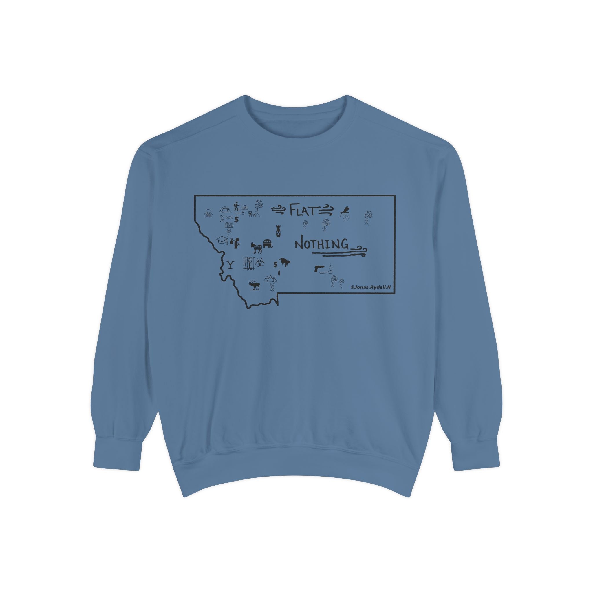 Original Montana Map Sweatshirt