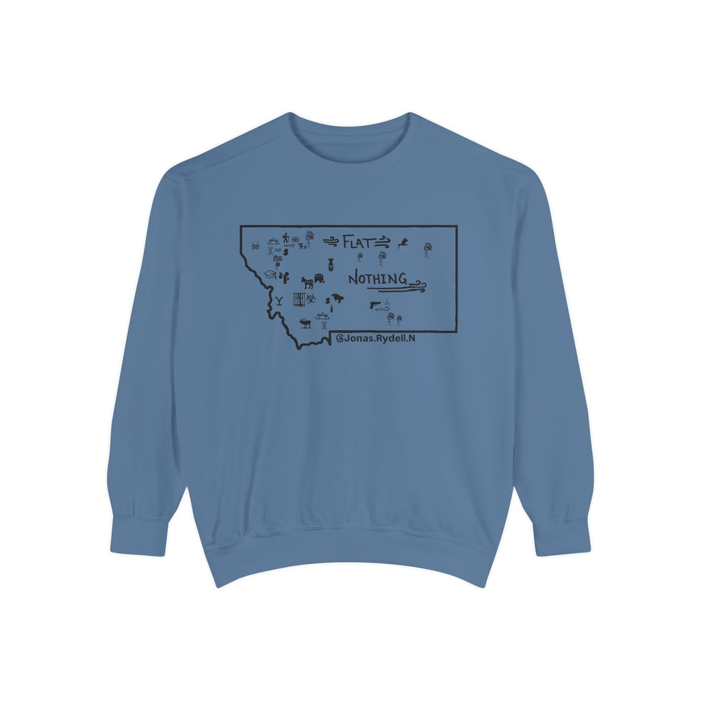 Original Montana Map Sweatshirt