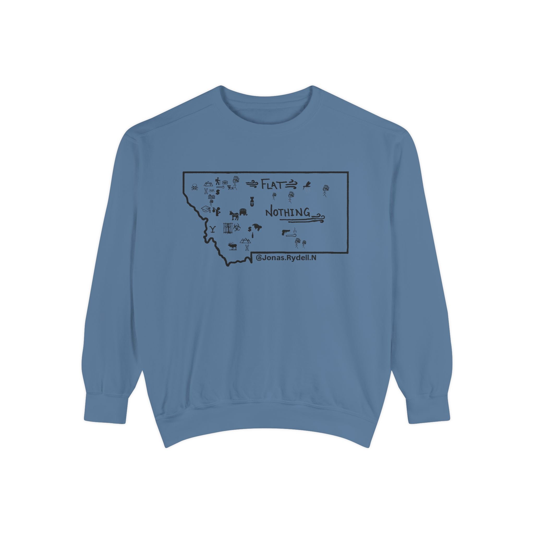 Original Montana Map Sweatshirt