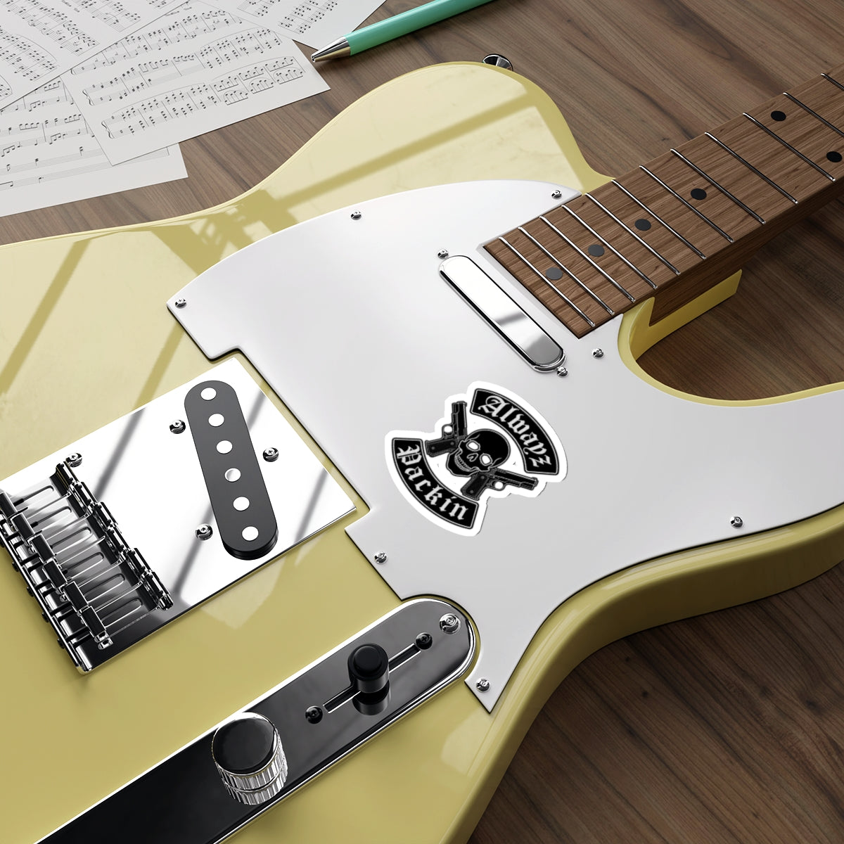 Alwayz Packin Sticker Variant