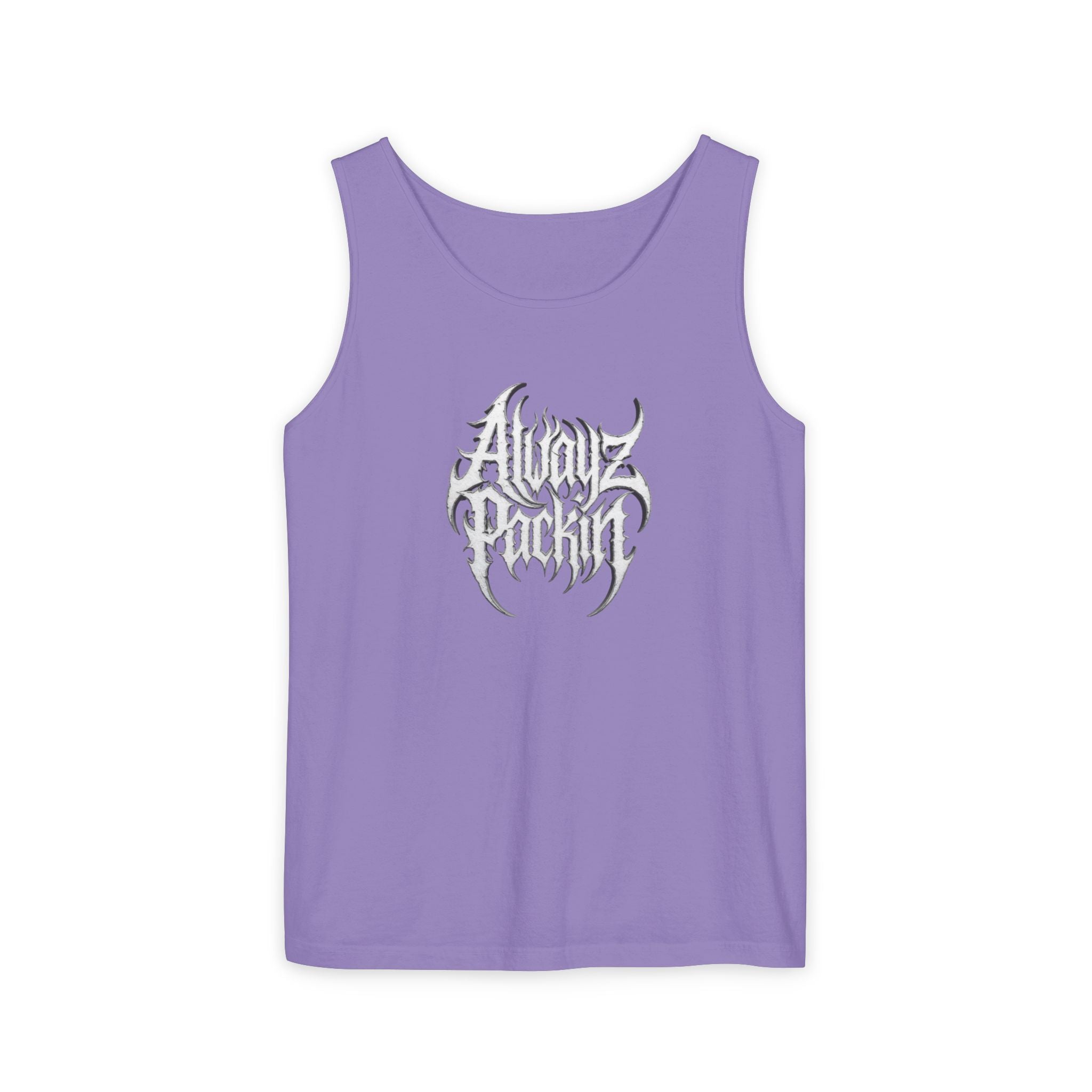 Alwayz Packin Heavy Metal Print Tank Top!