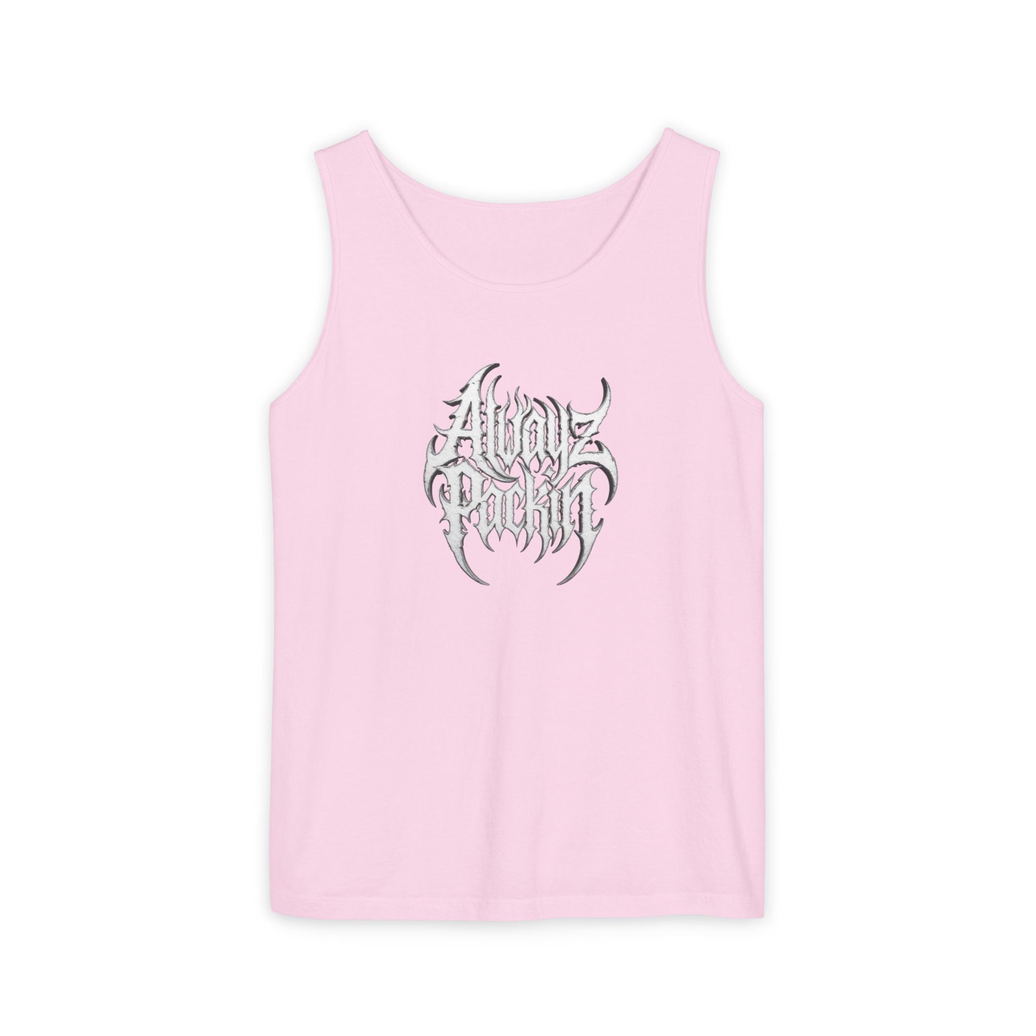 Alwayz Packin Heavy Metal Print Tank Top!
