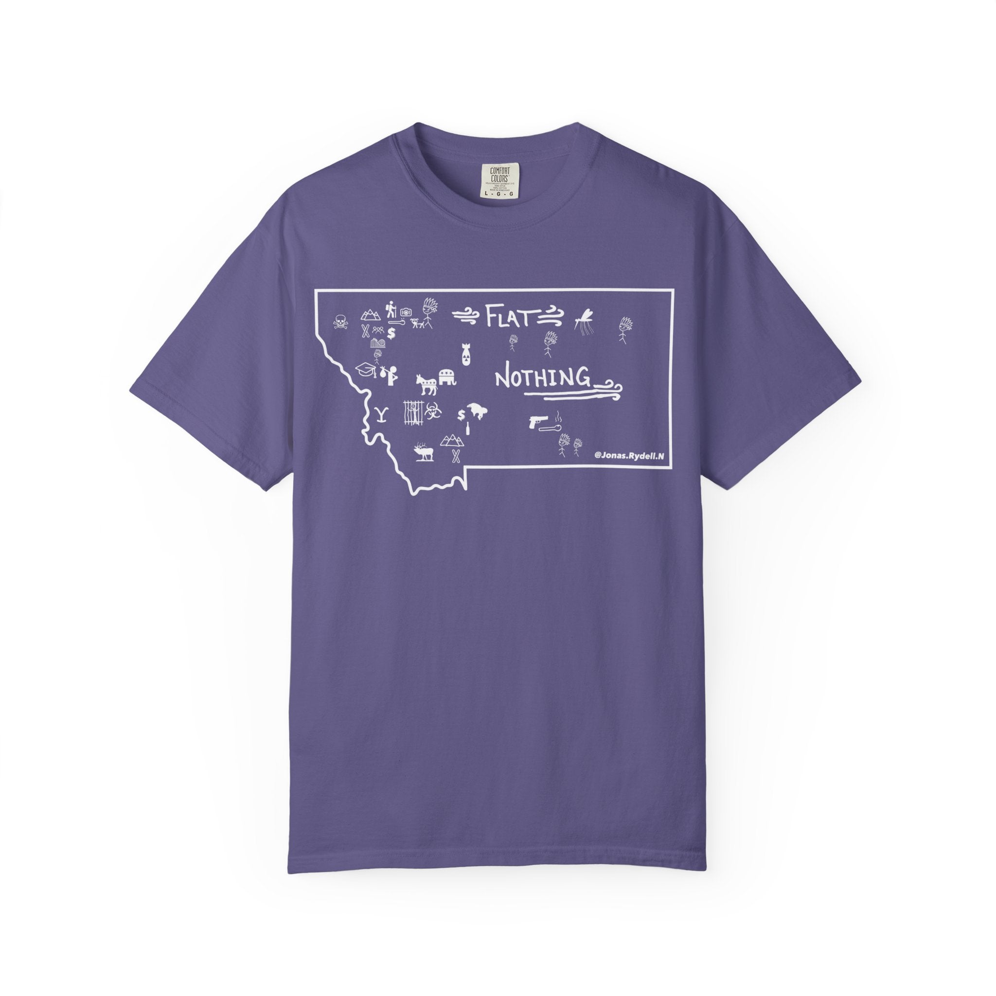 The Real Montana Map T-Shirt