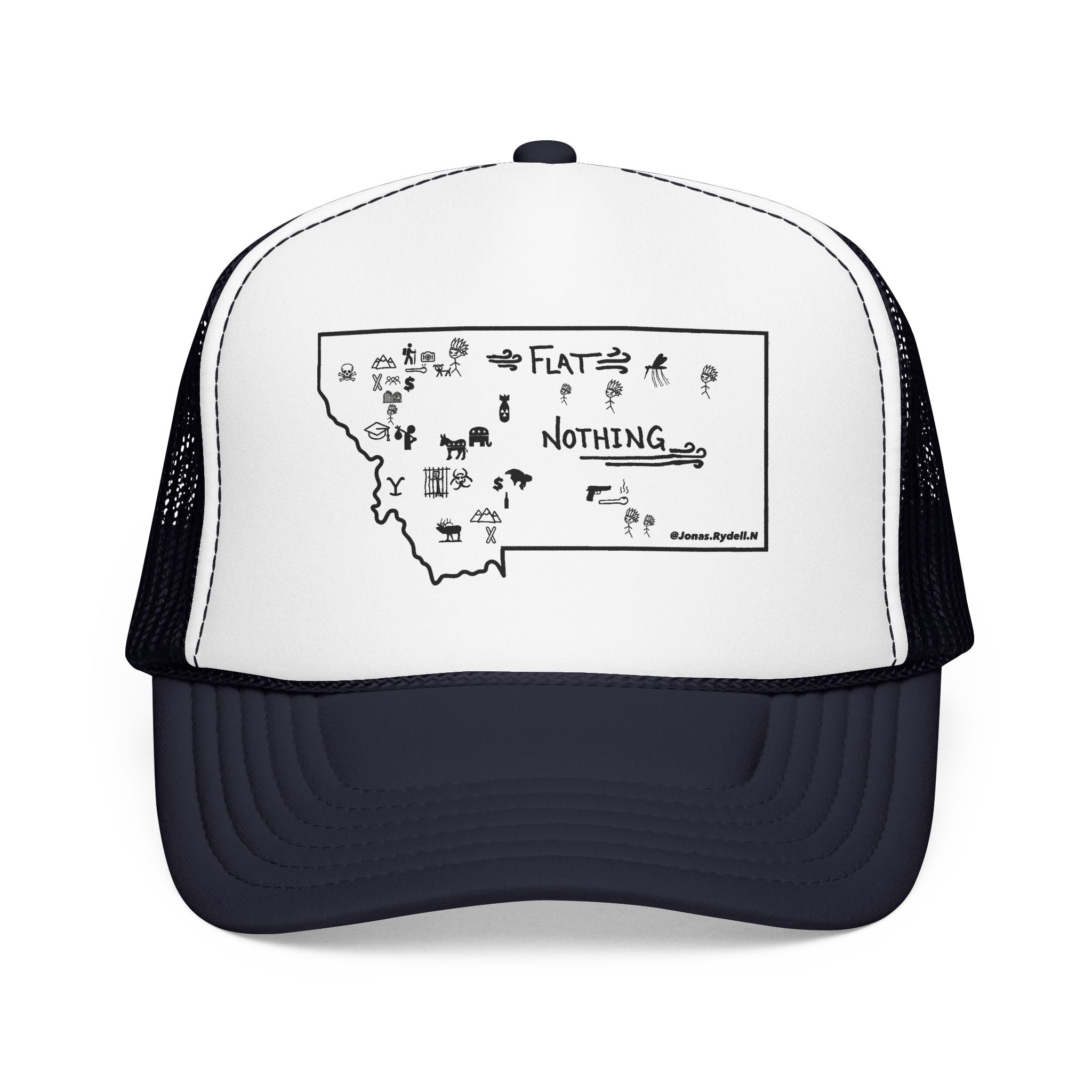Real Montana Map Trucker Cap