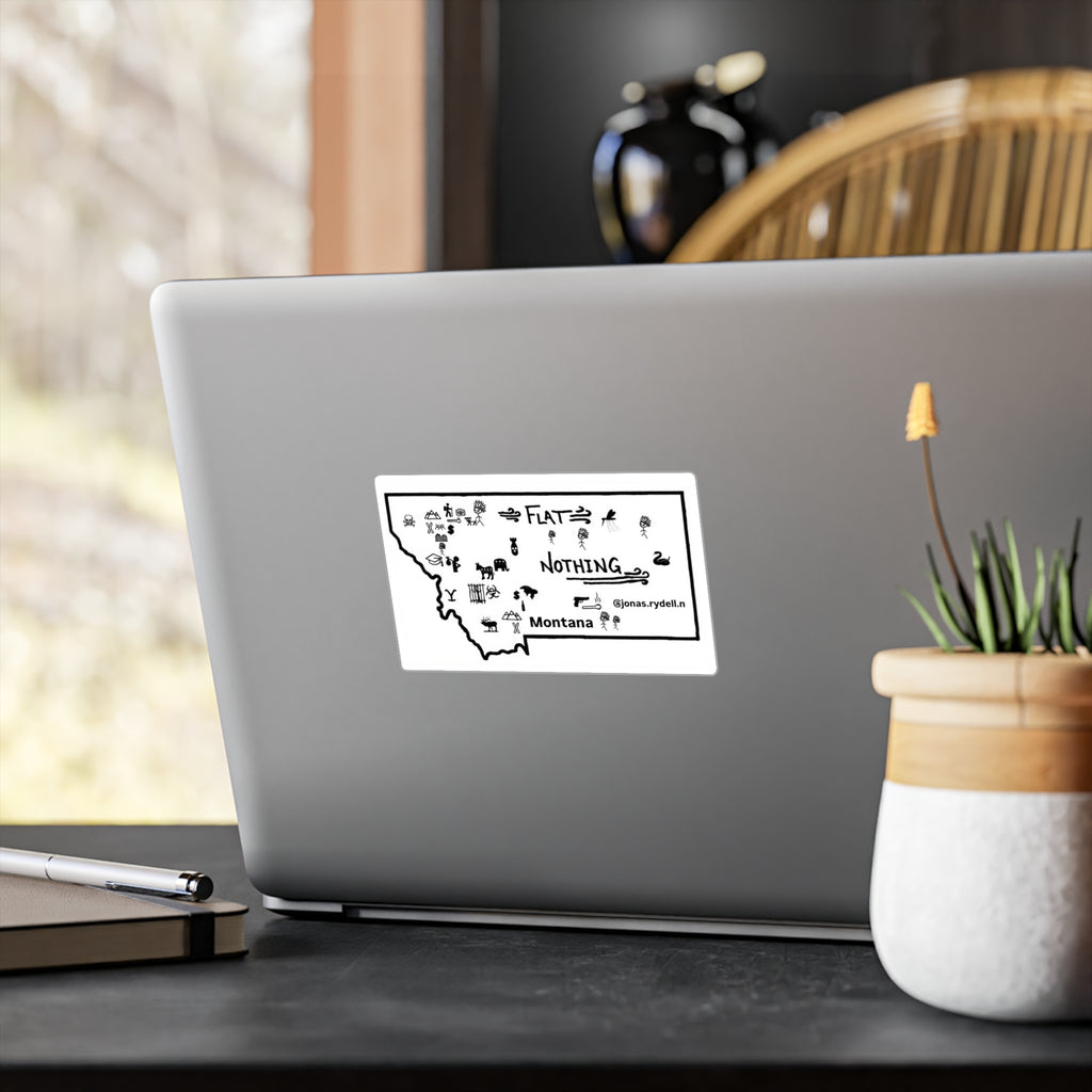 Real Montana Map Sticker Various sizes