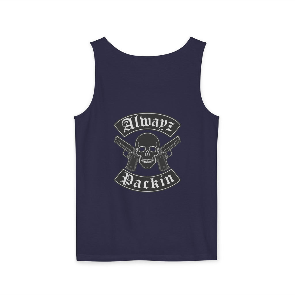 Alwayz Packin Front/ Skull Rocker Back