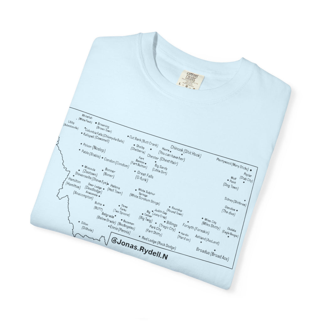 Montana Towns and Nicknames T-Shirt