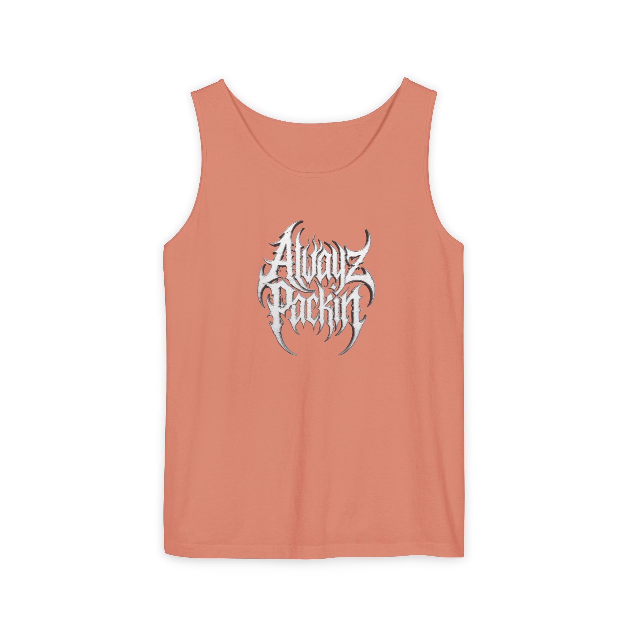 Alwayz Packin Heavy Metal Print Tank Top!