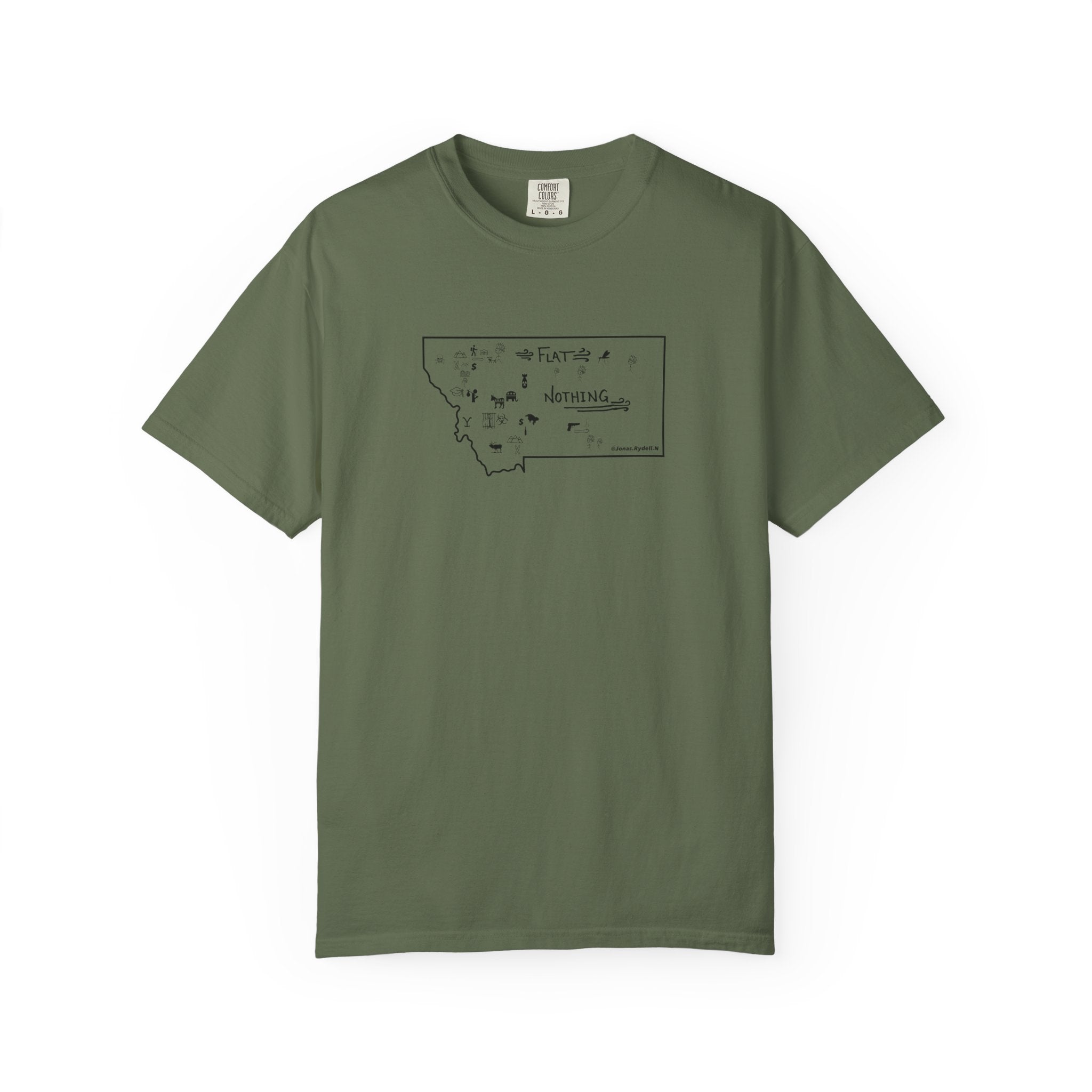 Montana Map in the Front and Alwayz Packin in the Back!  Best Seller