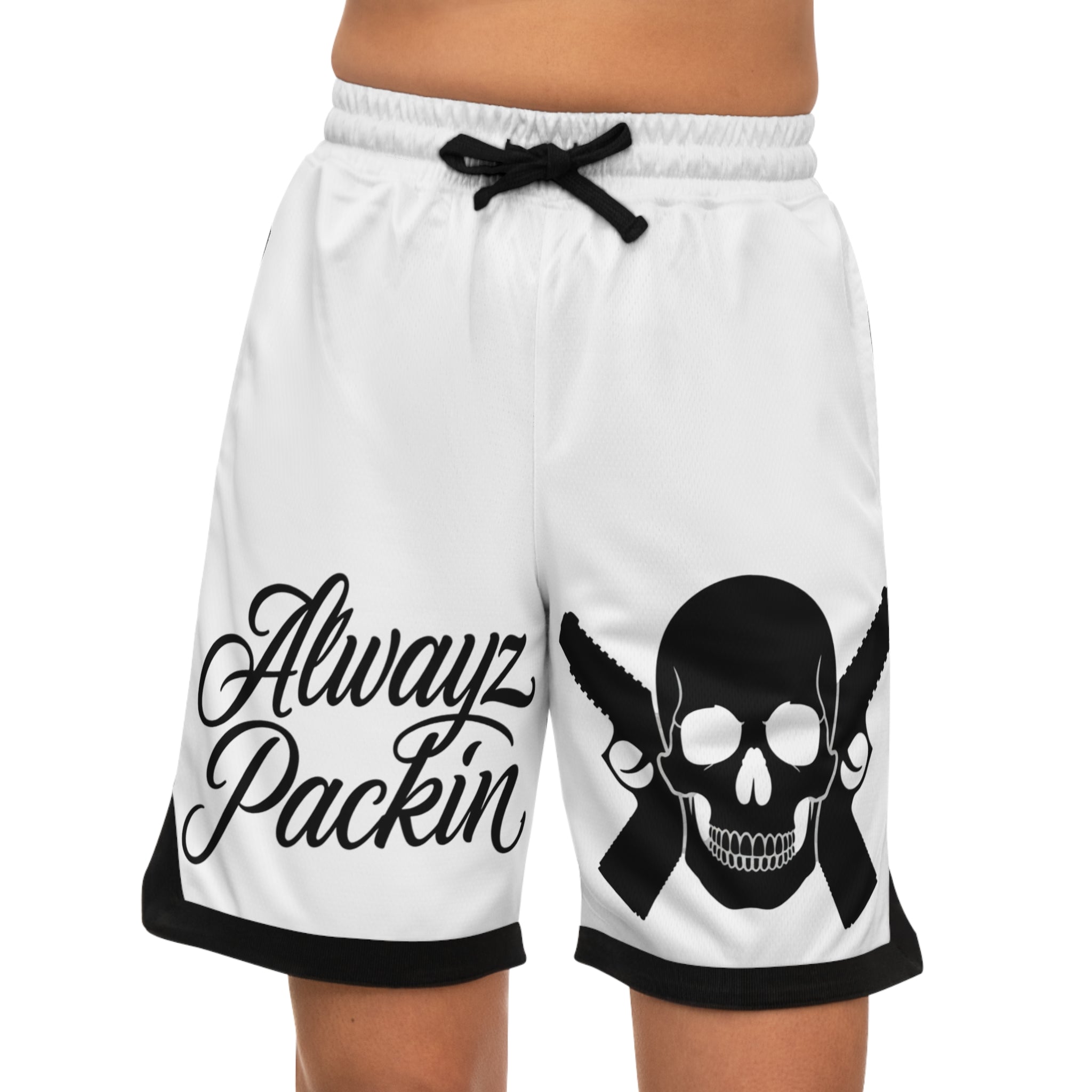 Alwayz Packin Basketball Rib Shorts (AOP)