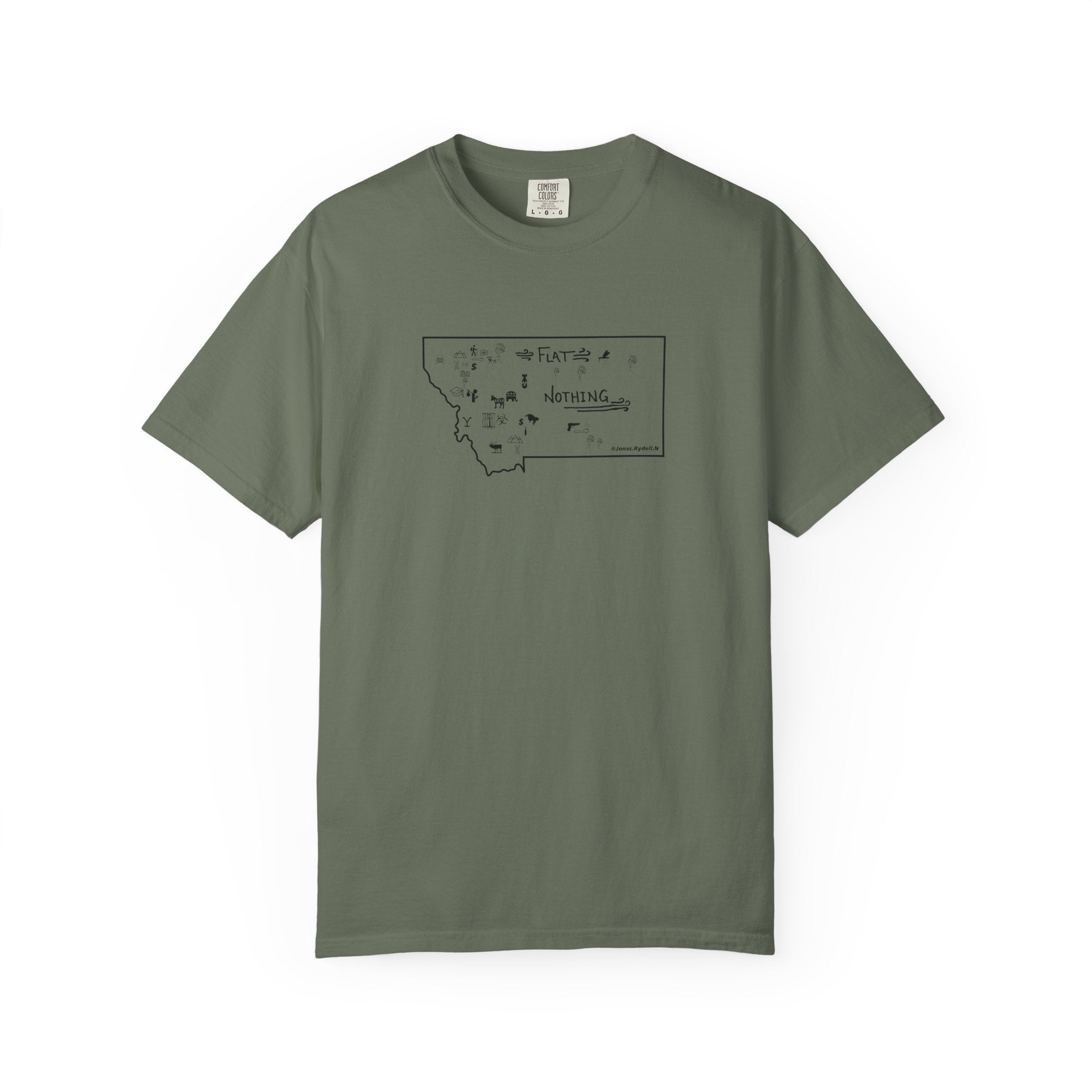 Montana Map in the Front and Alwayz Packin in the Back!  Best Seller