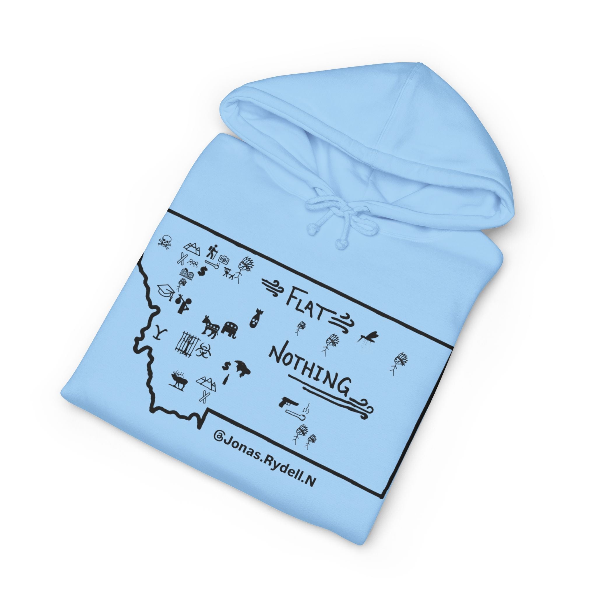 Original Montana Map Hoodie
