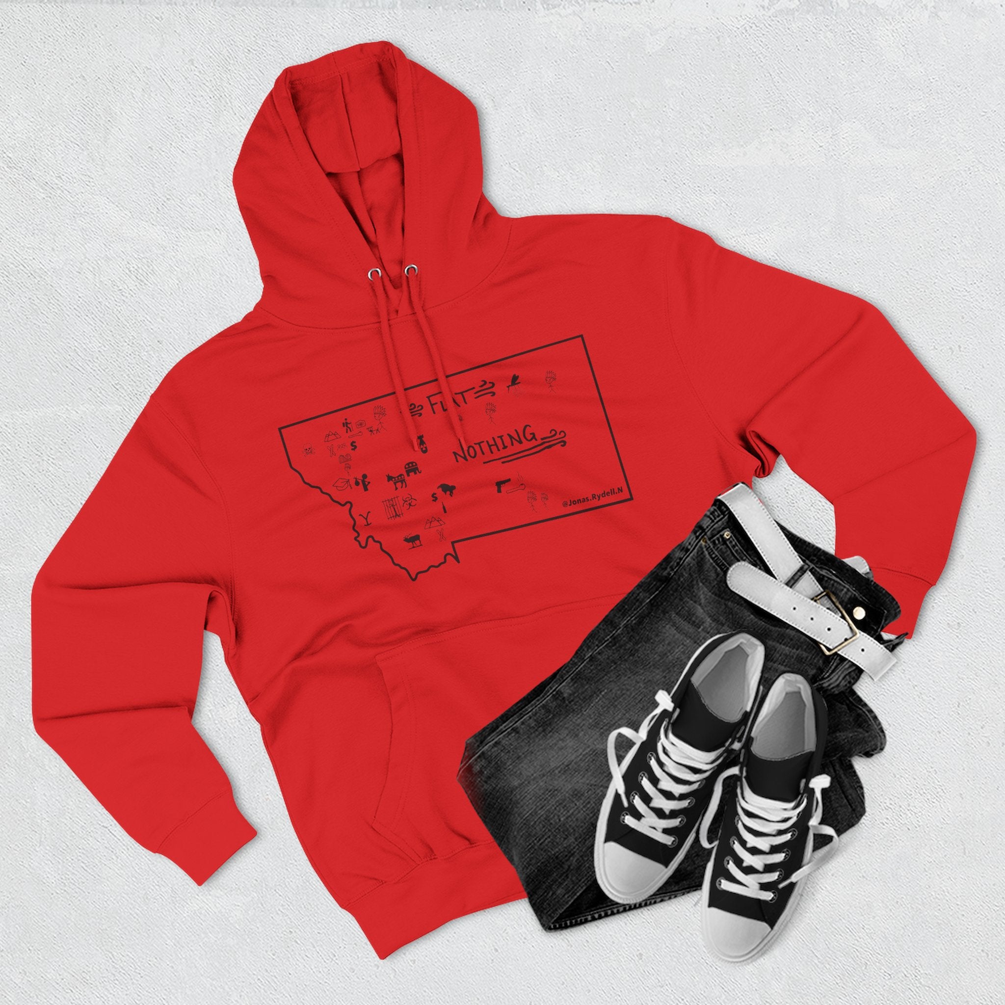 The Real Montana Map Pullover