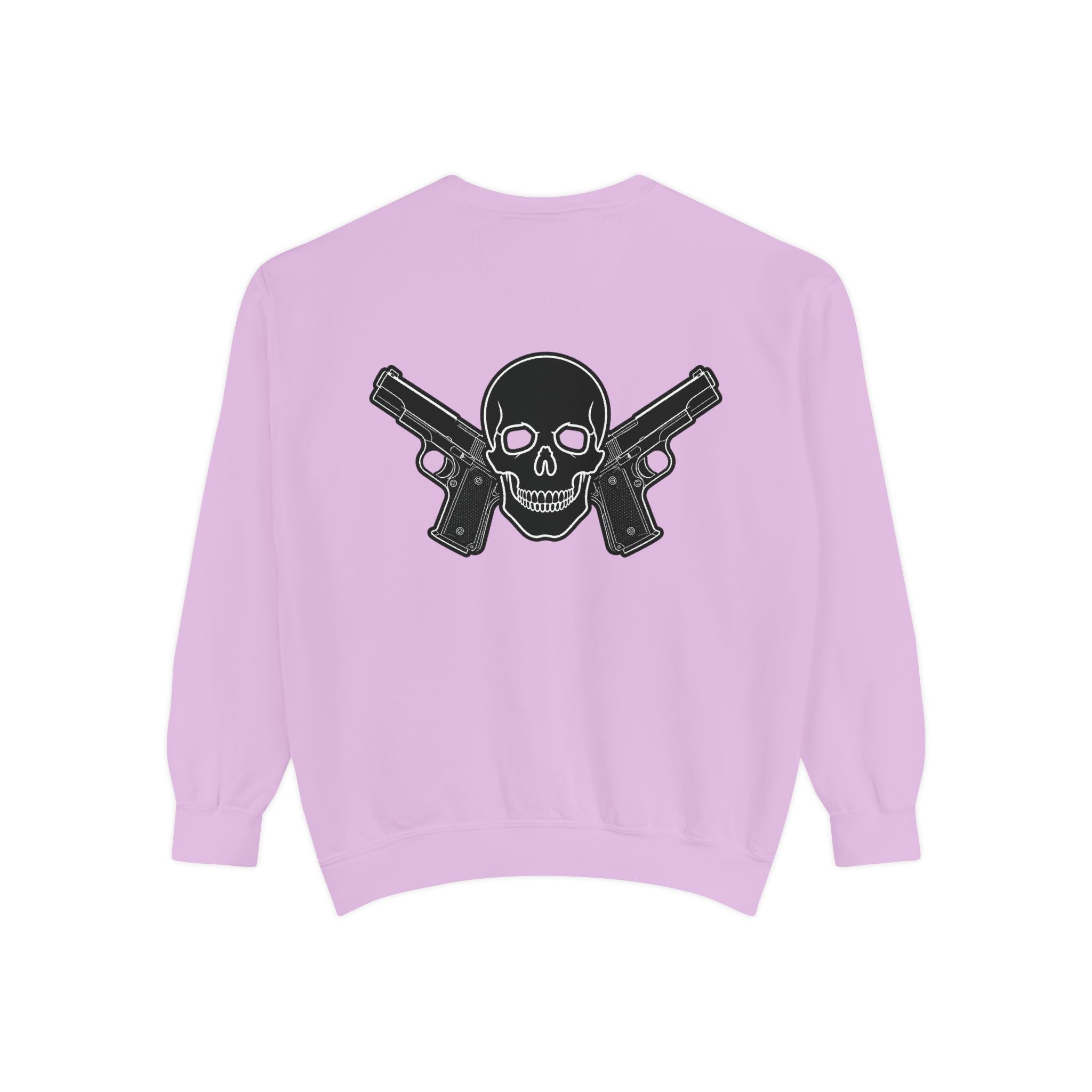 Alwayz Packin Front/ Skull and Guns Back Sweatshirt