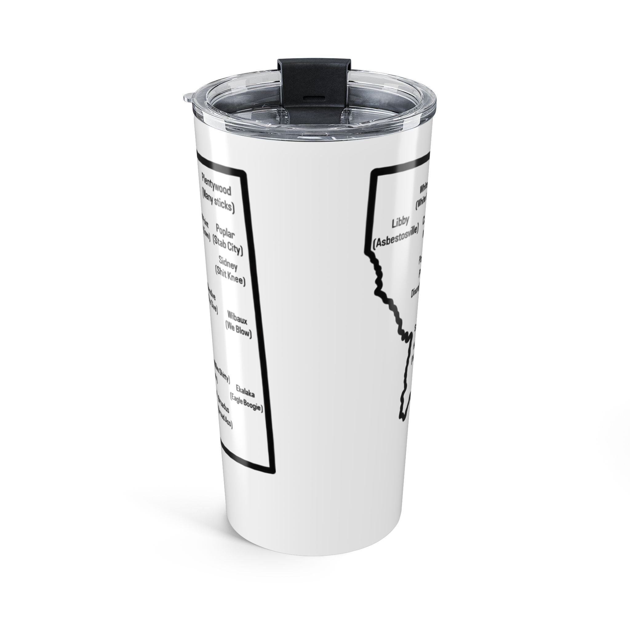 Montana Towns/ Nicknames Tumbler