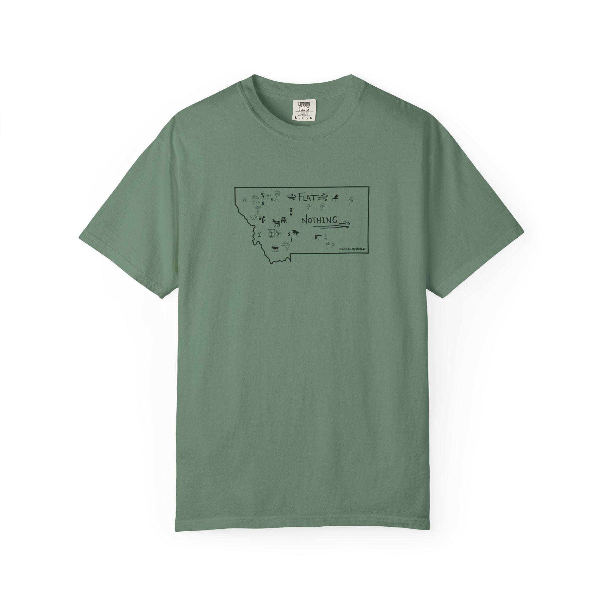 Montana Map in the Front and Alwayz Packin in the Back!  Best Seller