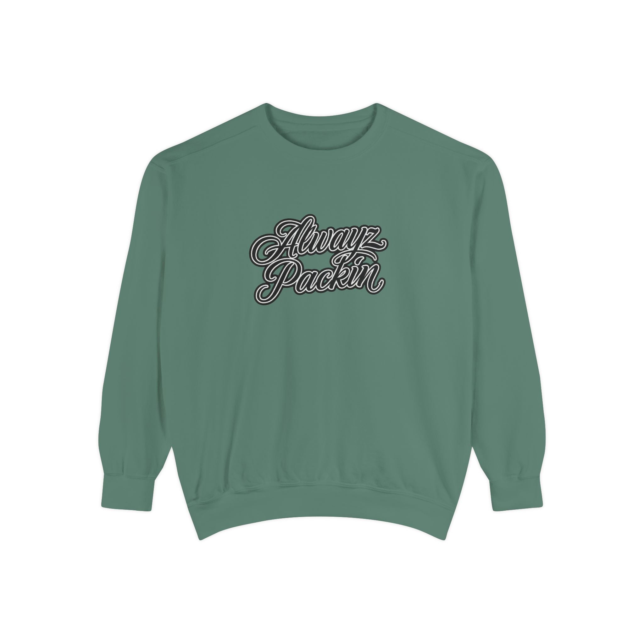 Alwayz Packin Front/ Skull and Guns Back Sweatshirt