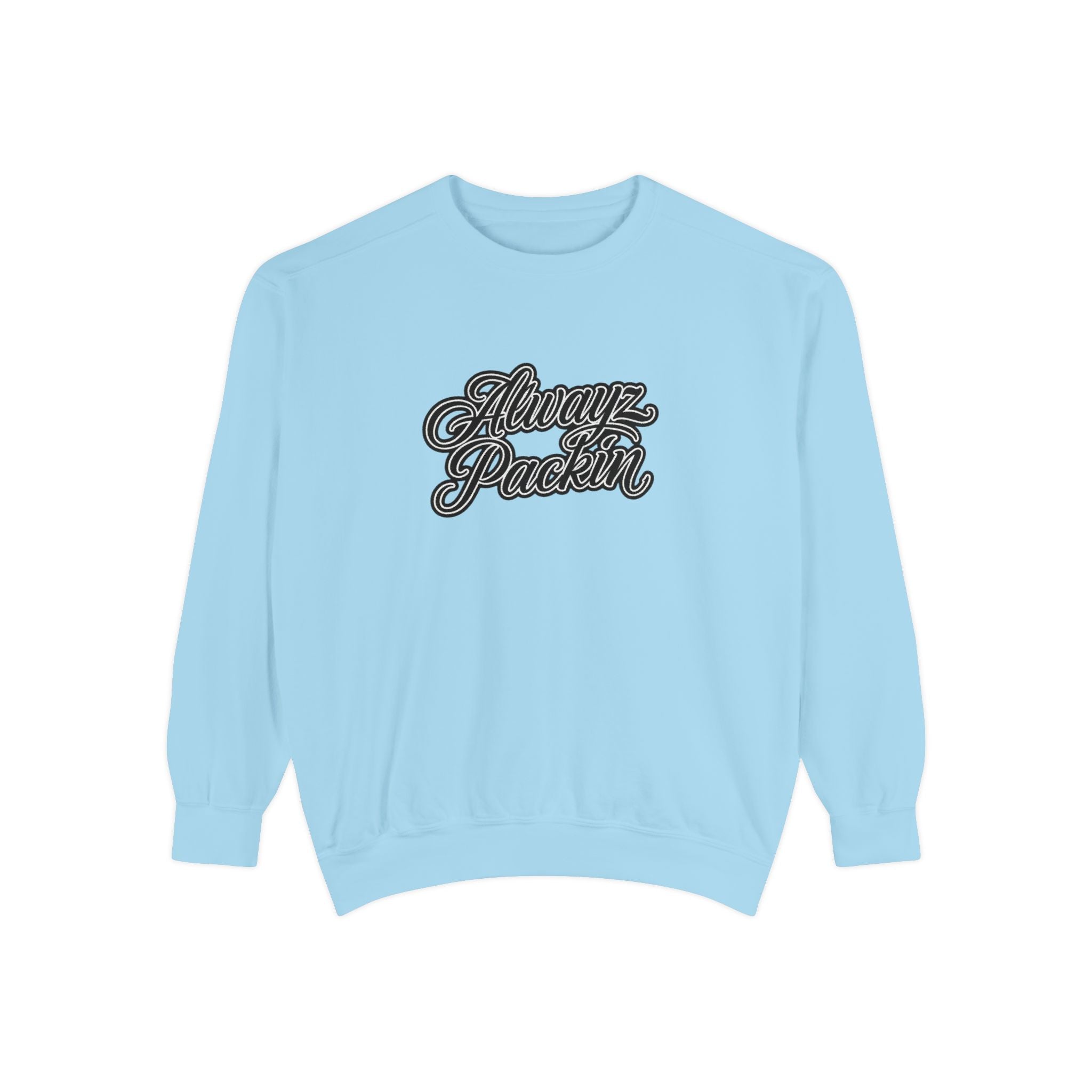 Alwayz Packin Front/ Skull and Guns Back Sweatshirt