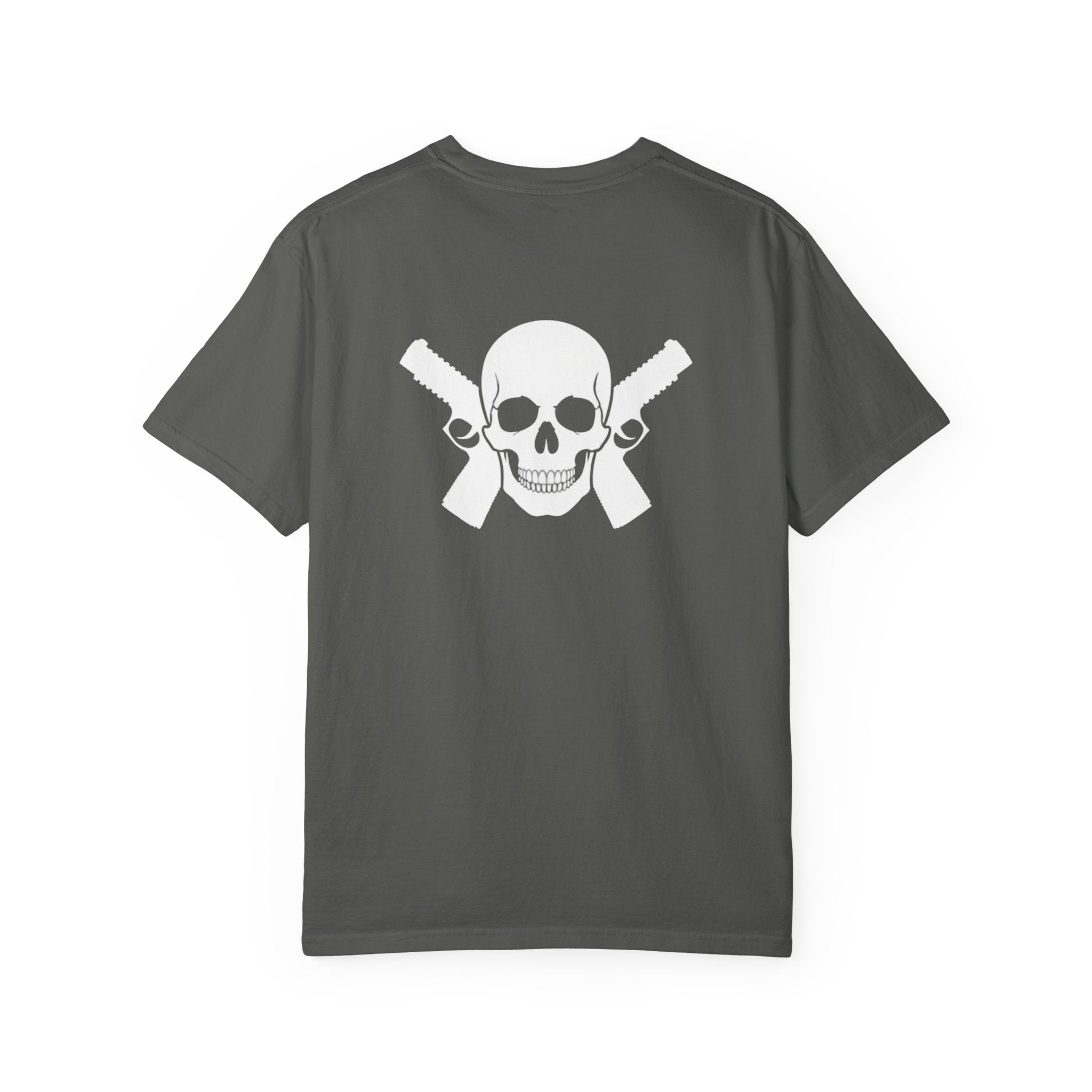 Alwayz Packin Metal Print Front/ Skull and Bones in back