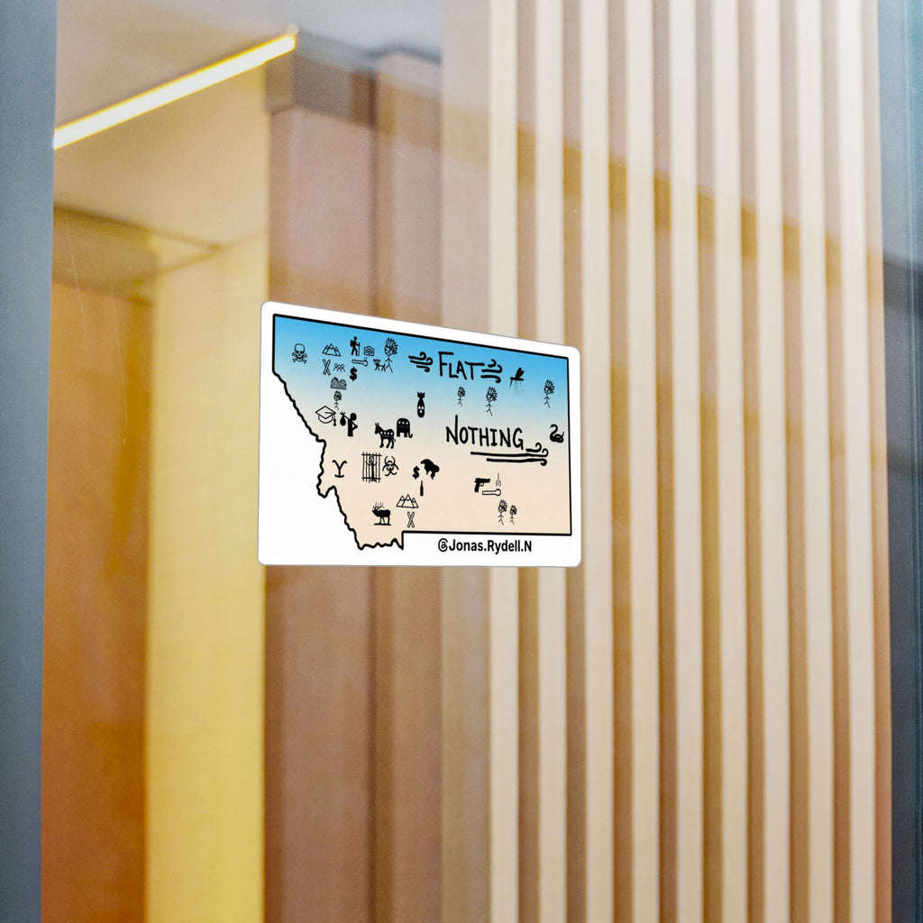Original Montana Map Sticker