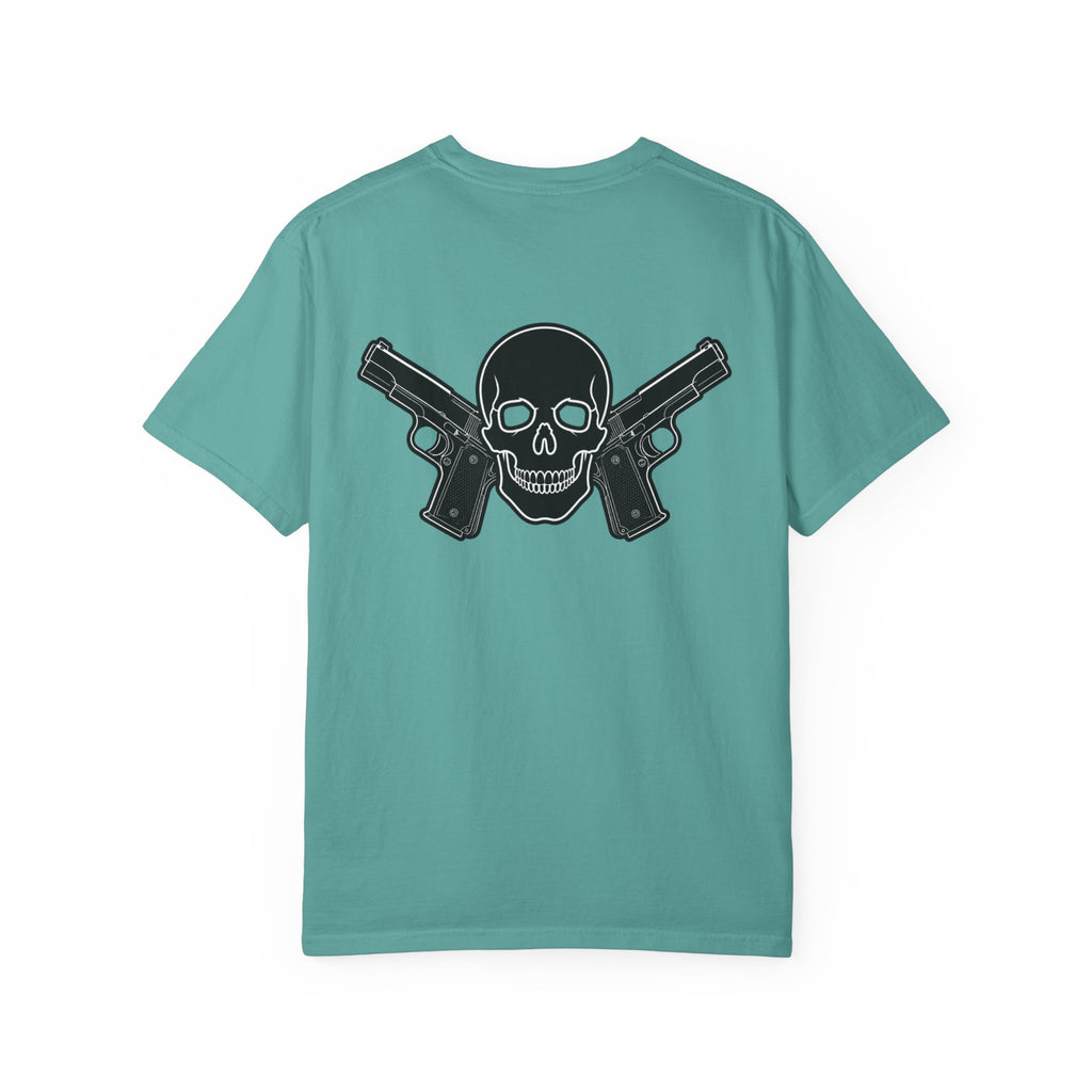 Alwayz Packin Front/ Skull and guns back