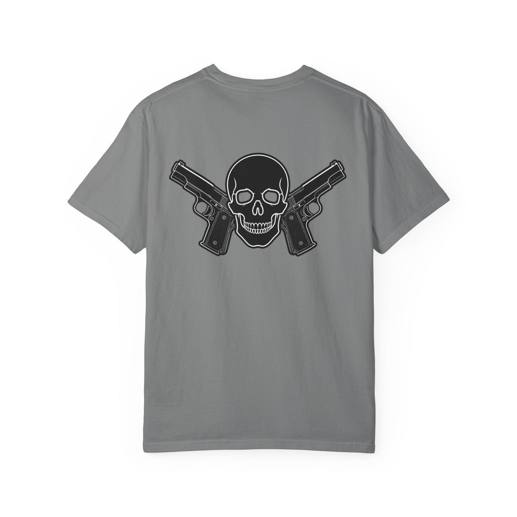 Alwayz Packin Front/ Skull and guns back
