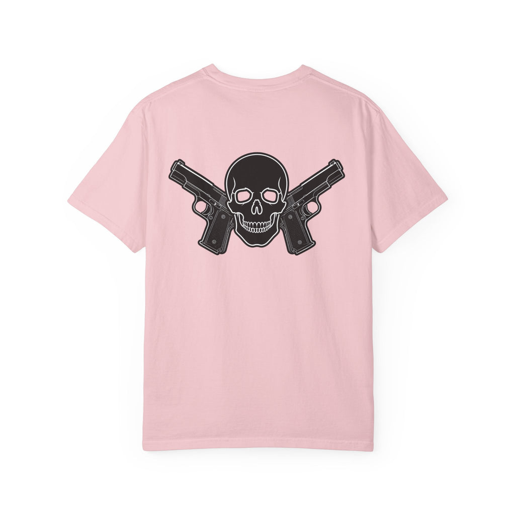 Alwayz Packin Front/ Skull and guns back