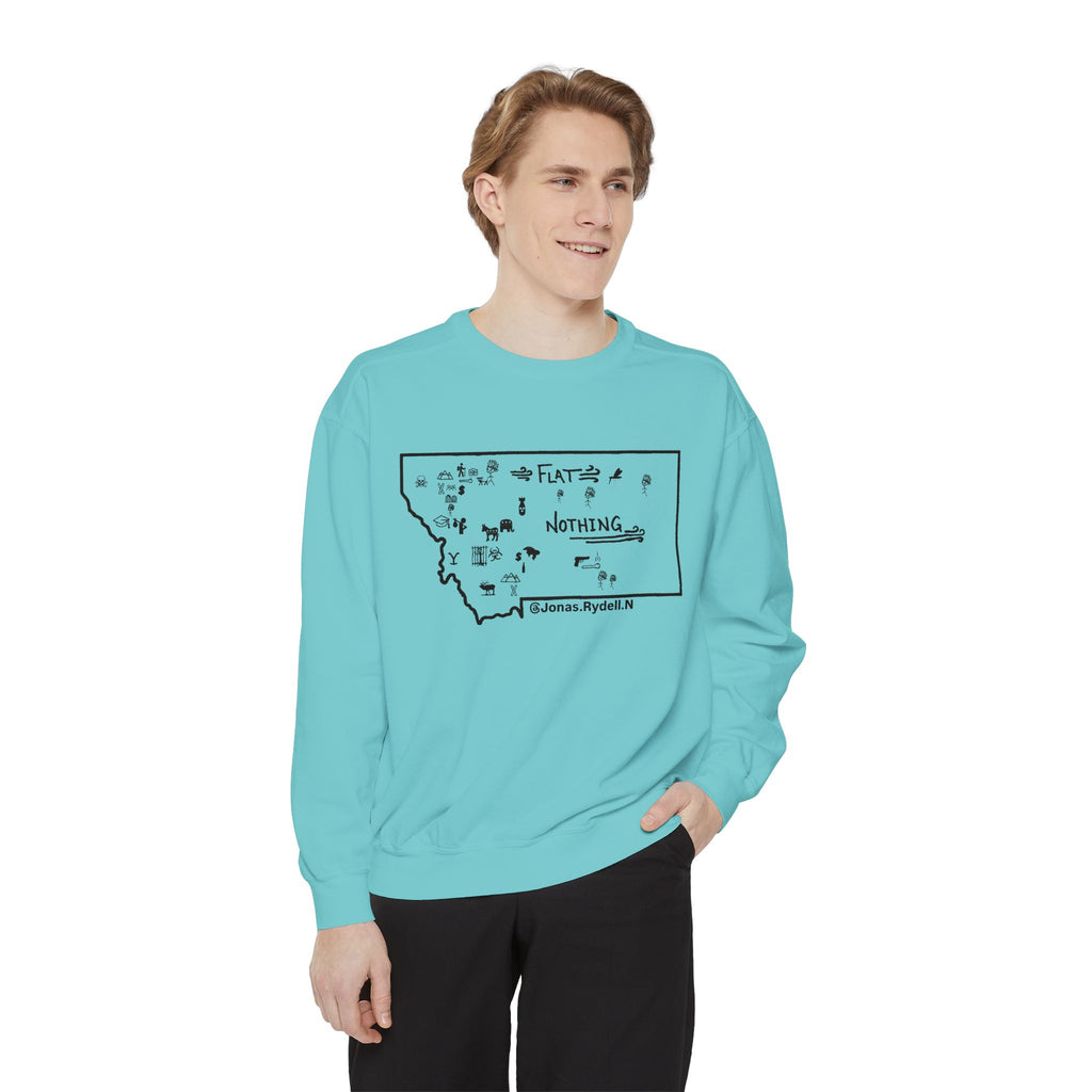 Original Montana Map Sweatshirt