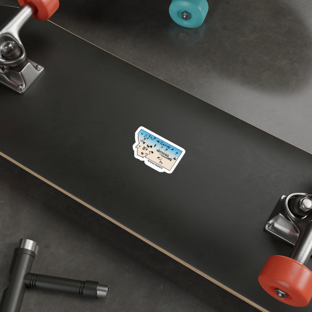 Real Montana Map Sticker