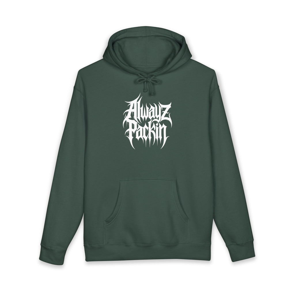 Alwayz Packin Front/ Skull and Guns back